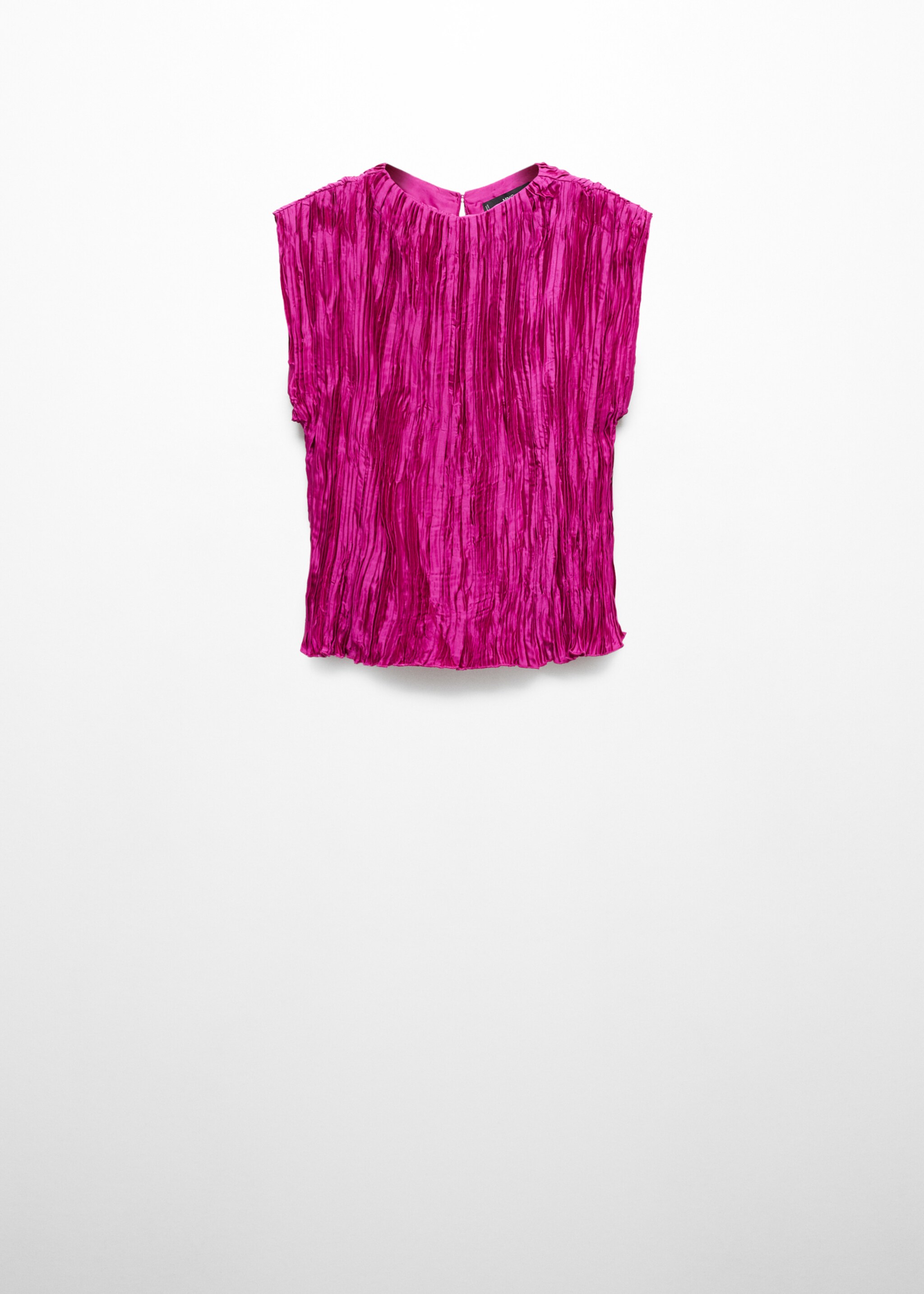 Satin pleated blouse - Article without model