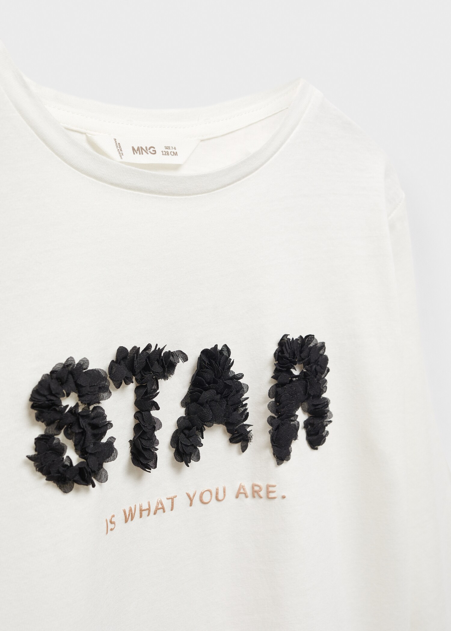 Langärmliges T-Shirt mit Schriftzug - Detail des Artikels 8