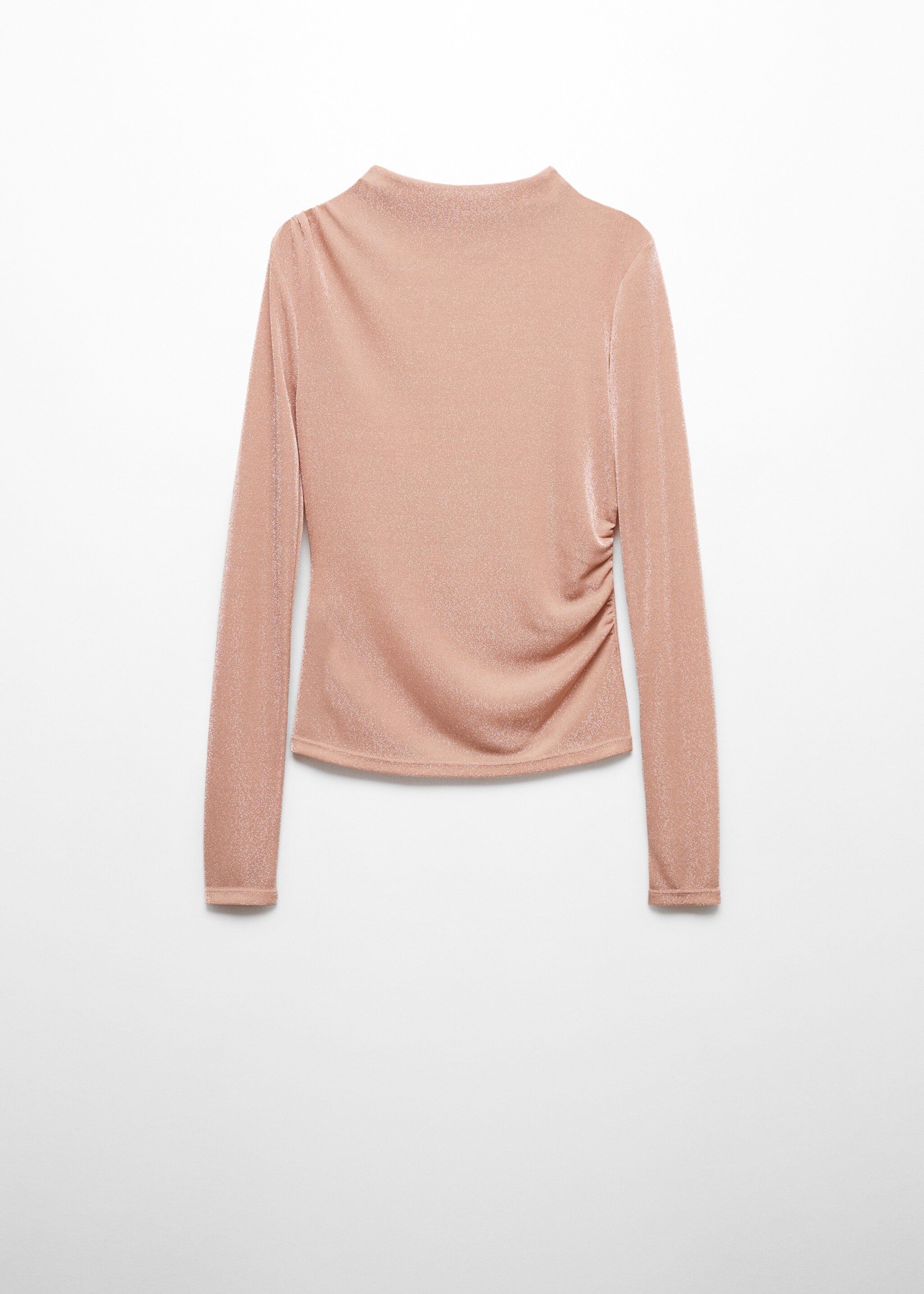 T-shirt Lurex détails froncés - Article sans modèle