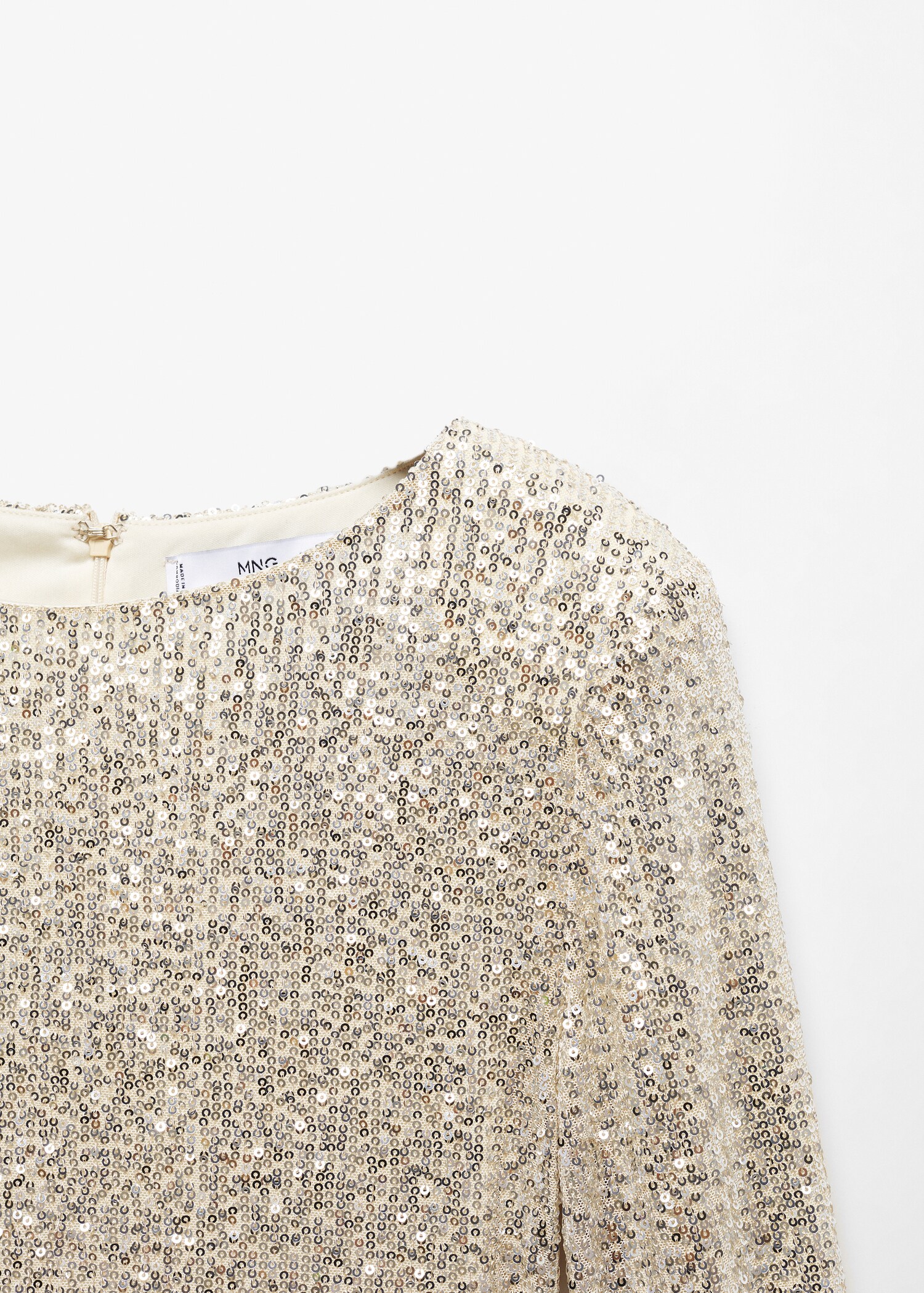 Sequin shoulder pads dress - Details of the article 8