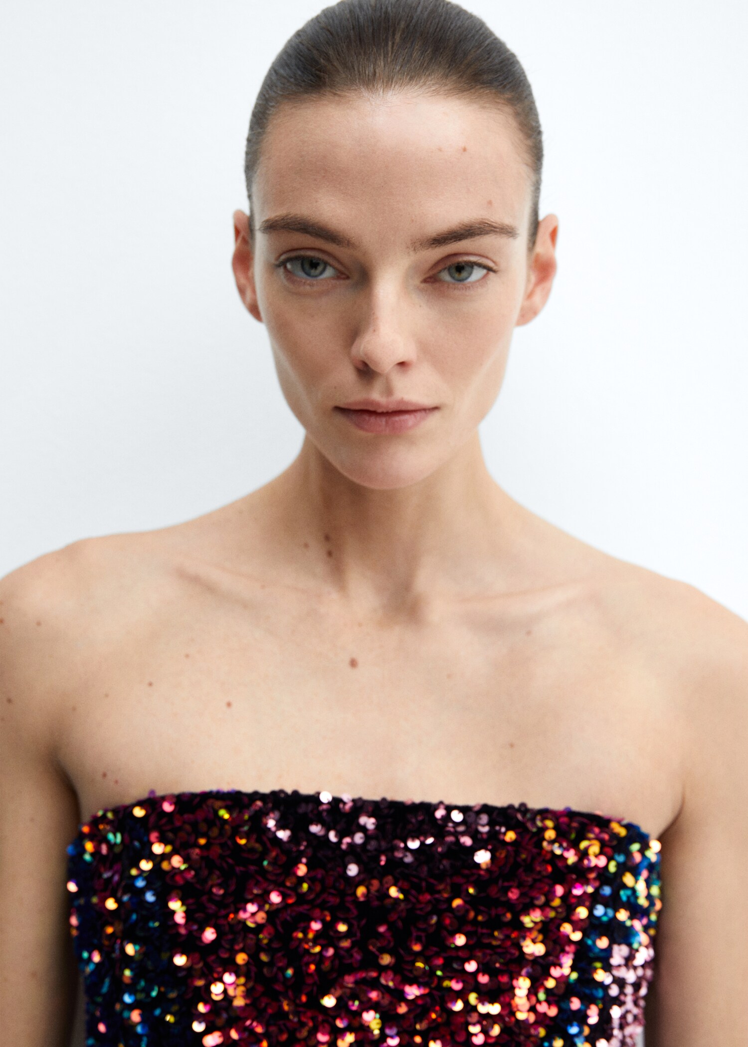 Short sequin dress - Details of the article 1