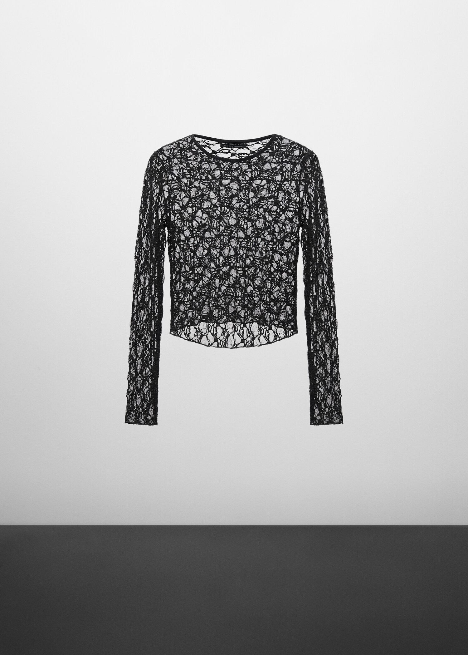 Long sleeve lace T-shirt - Article without model