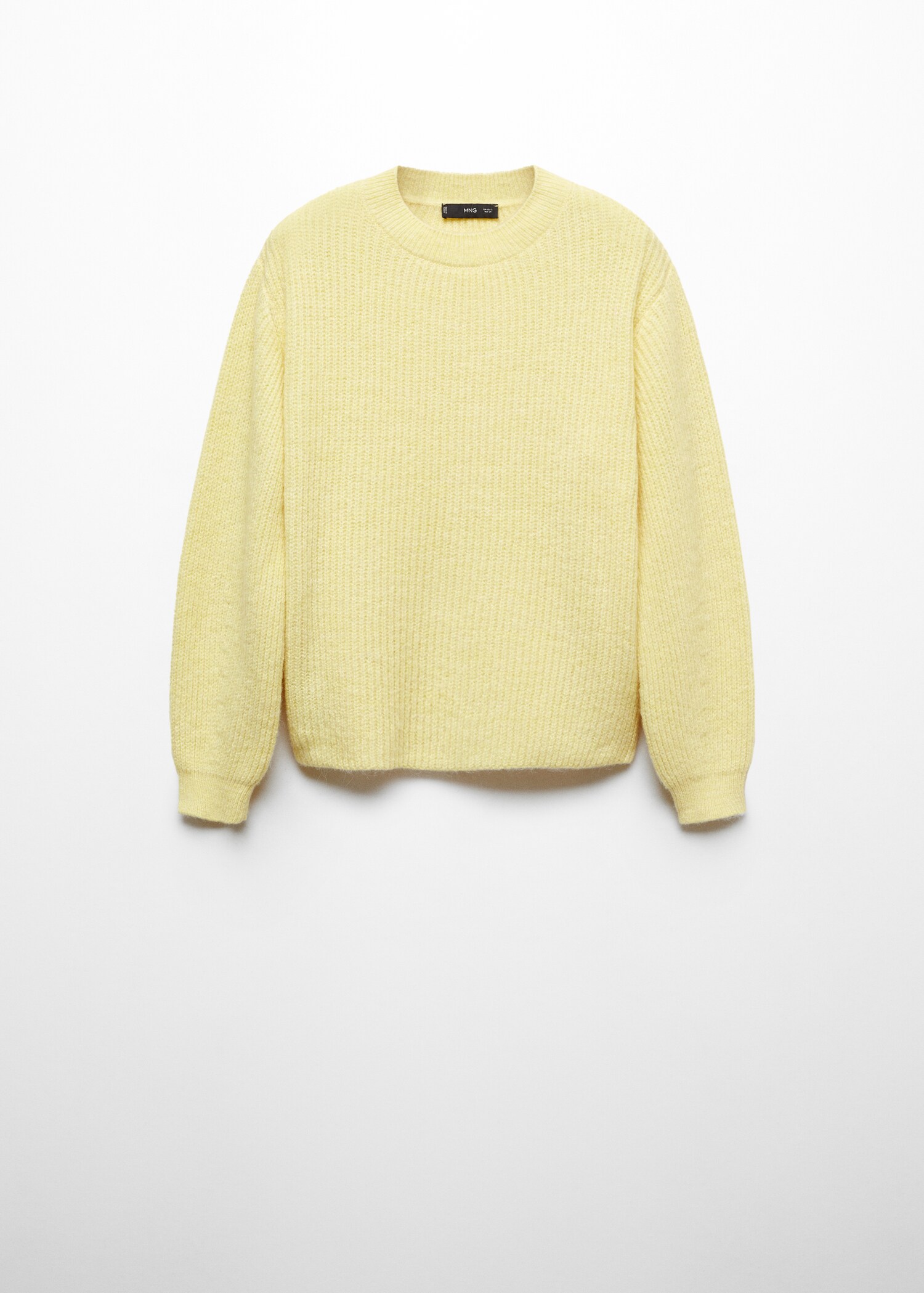 Round-neck knitted sweater - Article without model