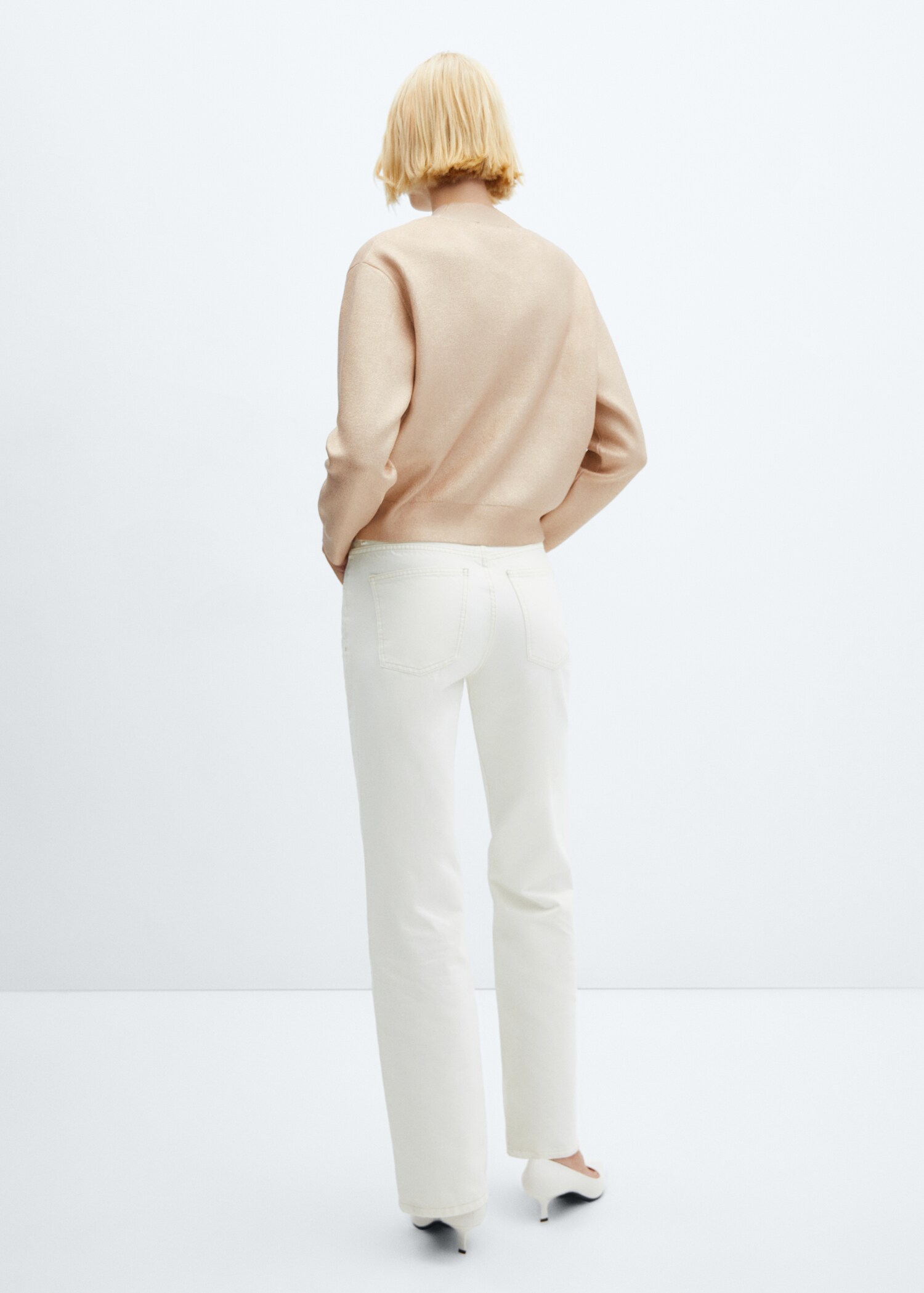 Rundhals-Pullover Foil - Rückseite des Artikels