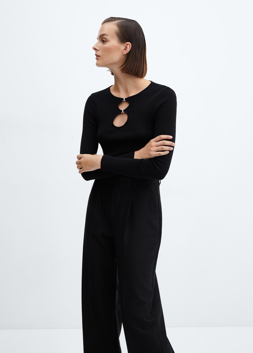 Cut out sweater deals
