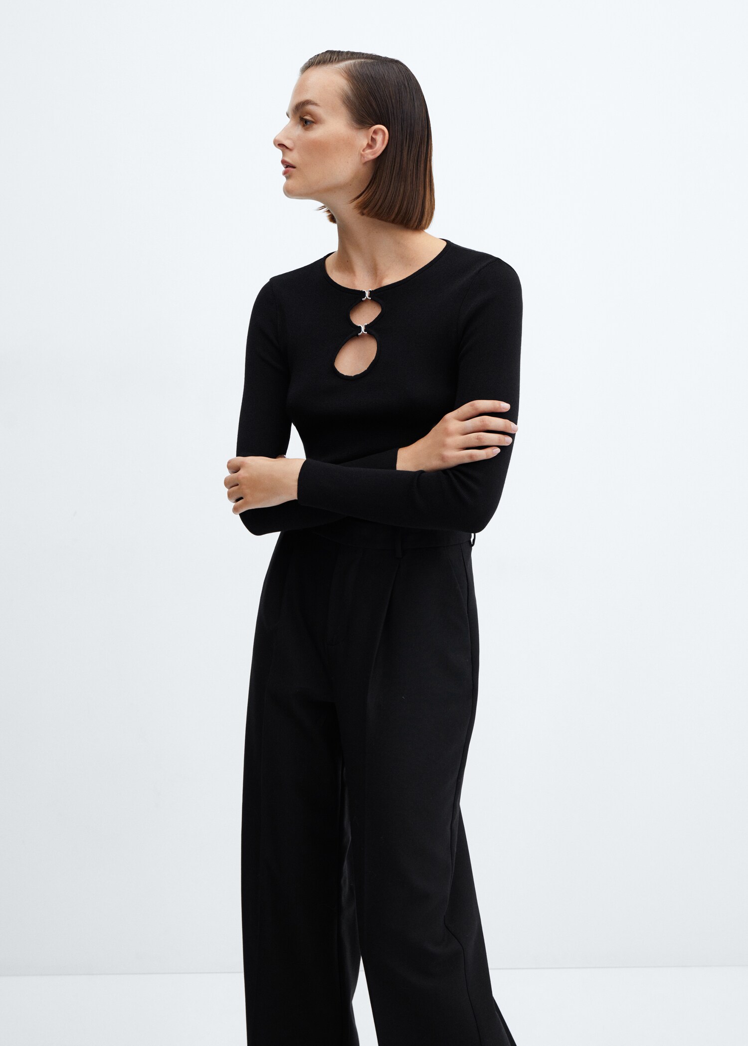 Cut-out sweater - Medium plane