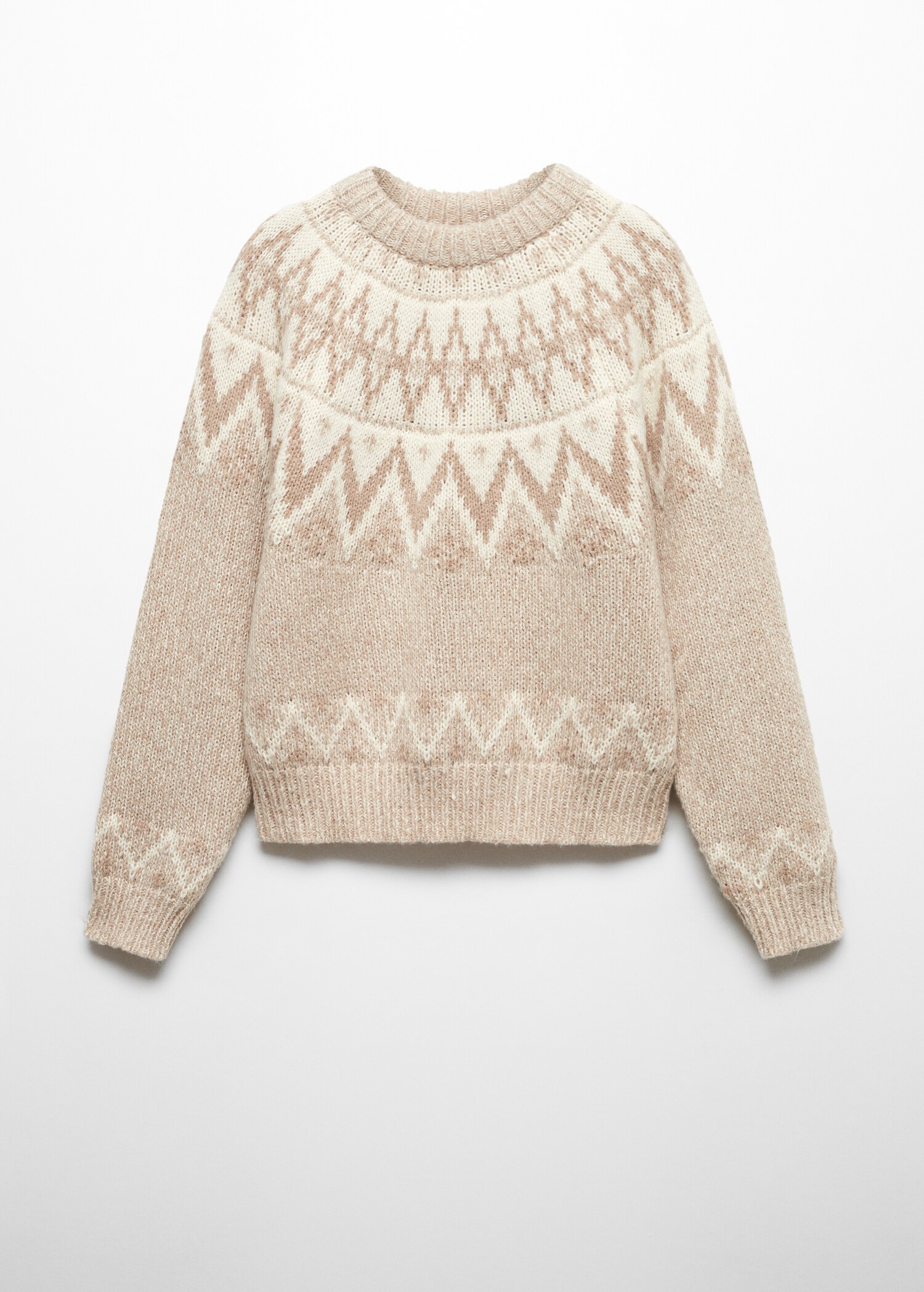 Jersey cenefas cuello redondo - Artículo sin modelo