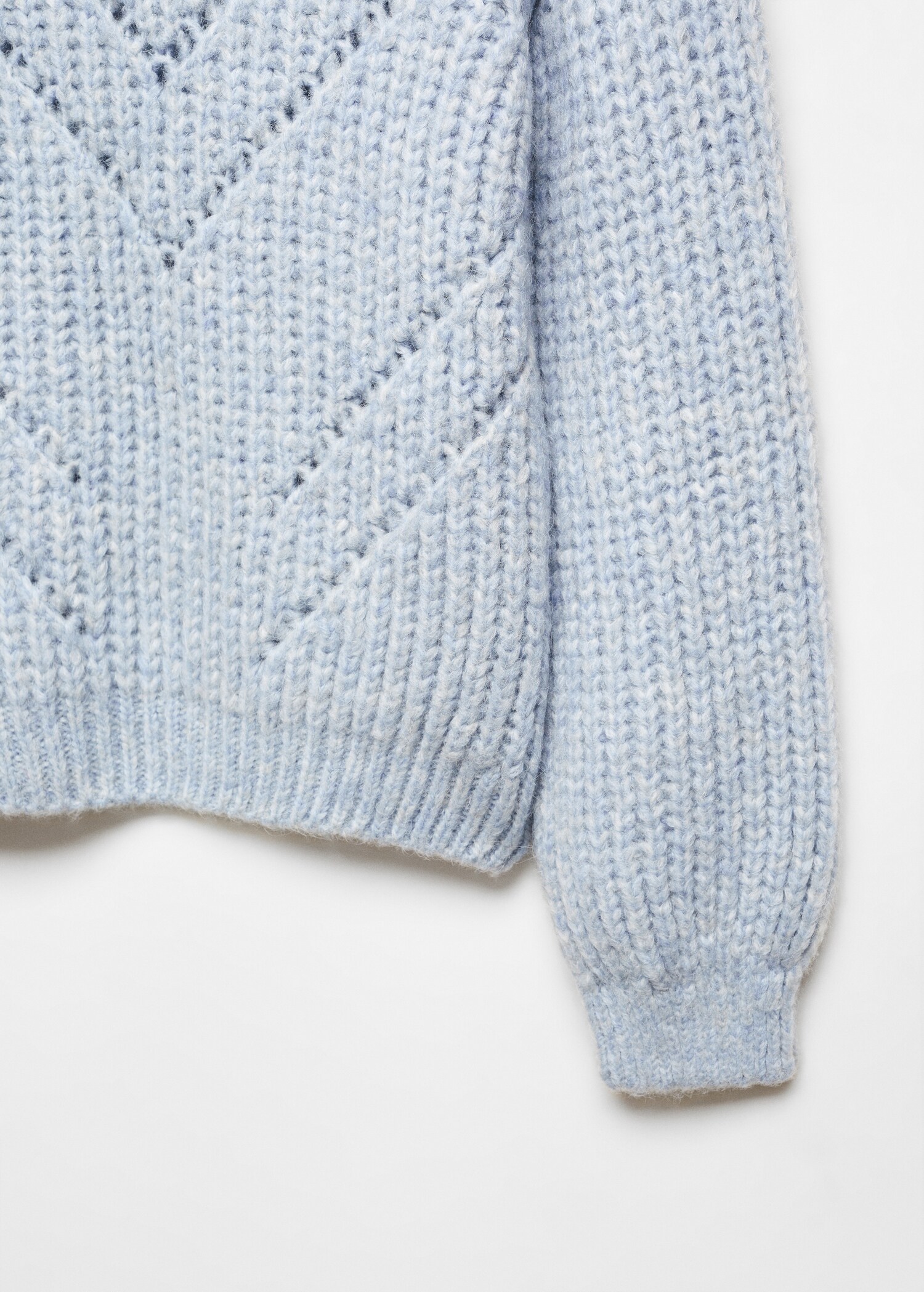 Open work-detail sweater - Details of the article 8