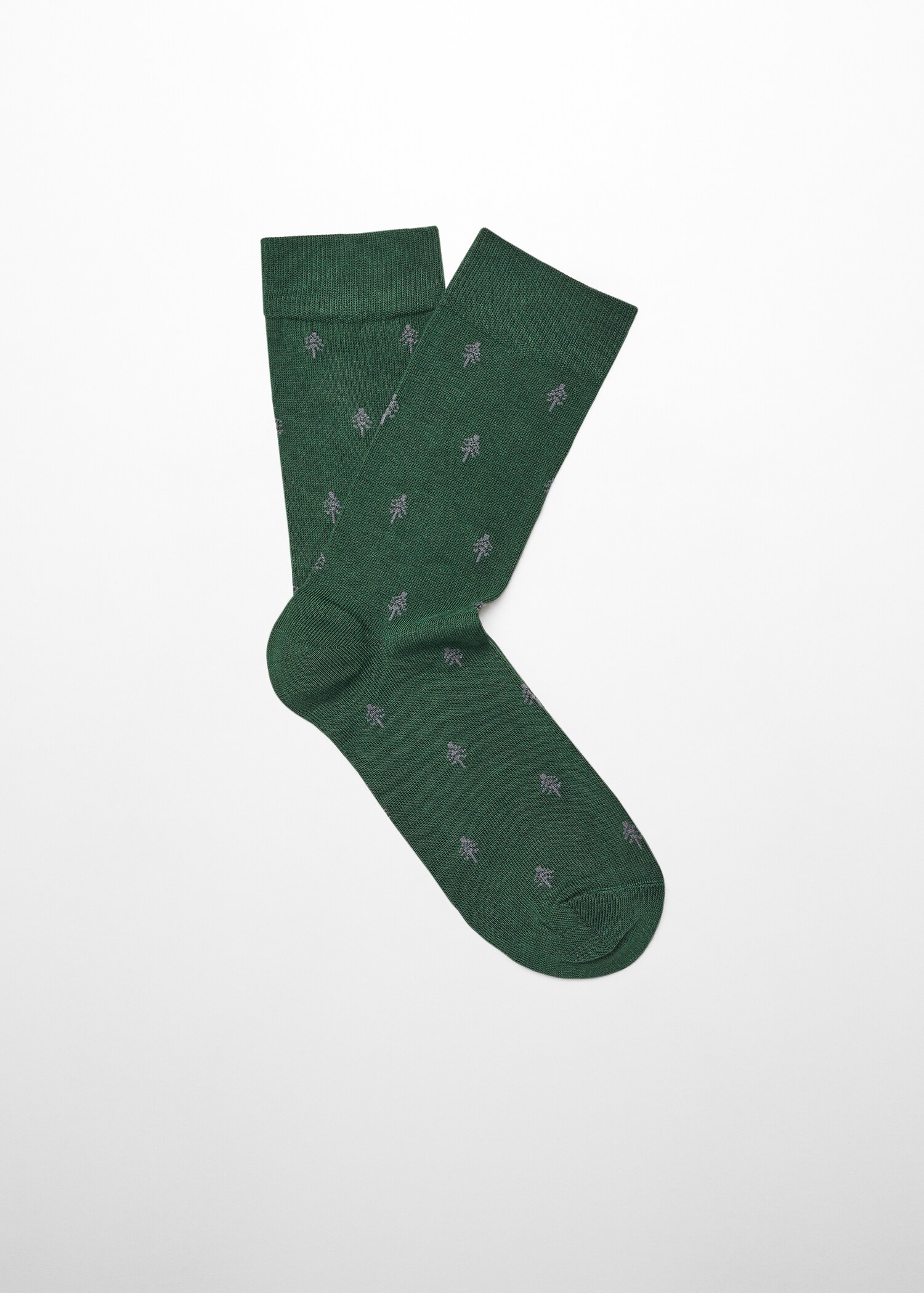 Chaussettes coton imprimé de Noël - Article sans modèle