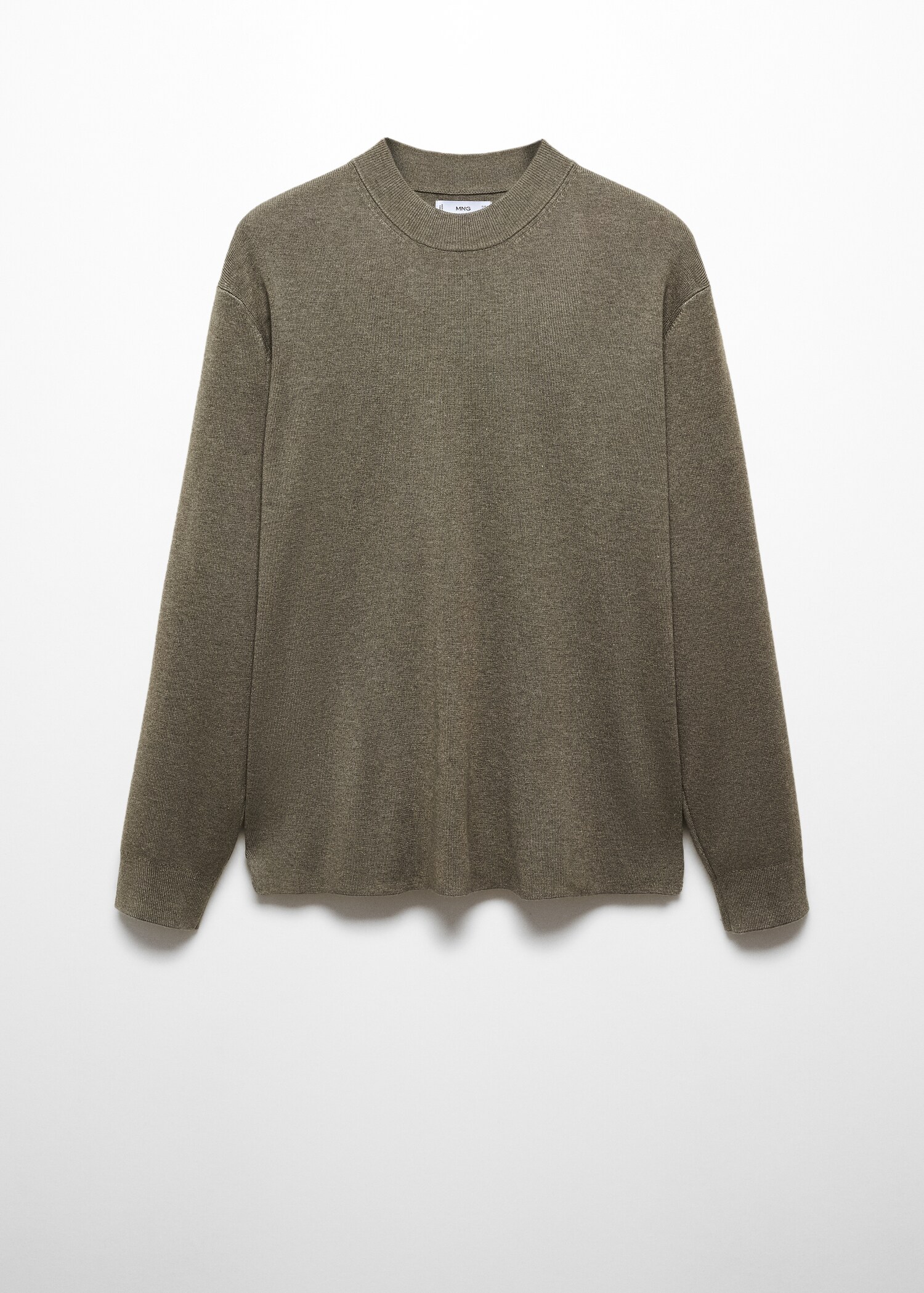 High collar wool sweater - Article without model