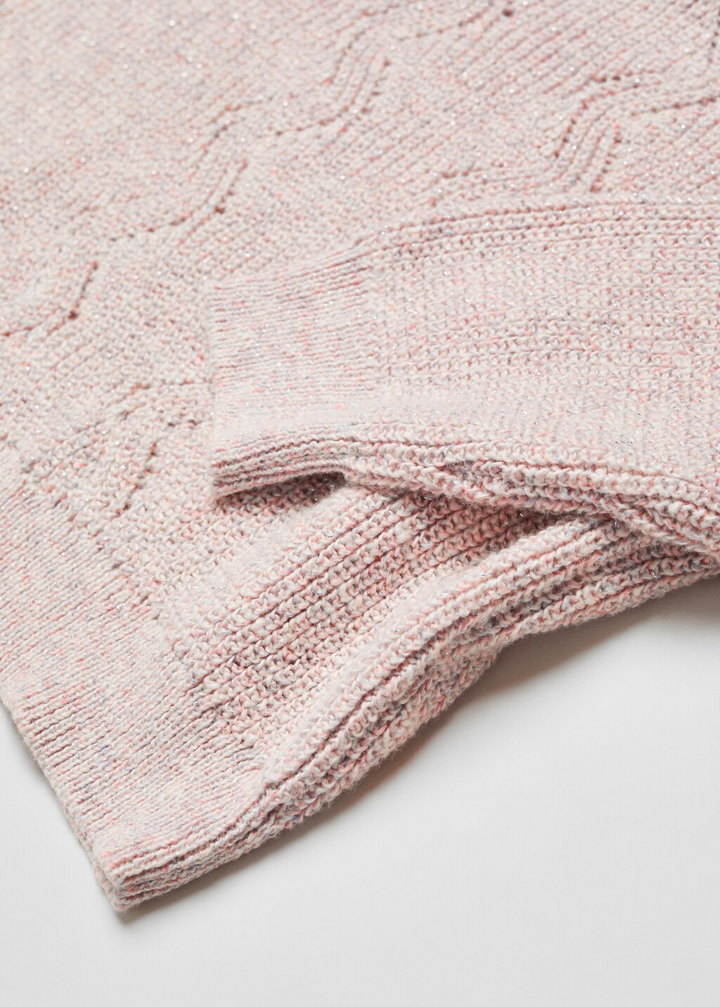 Lurex details sweater - Girls | MANGO OUTLET USA