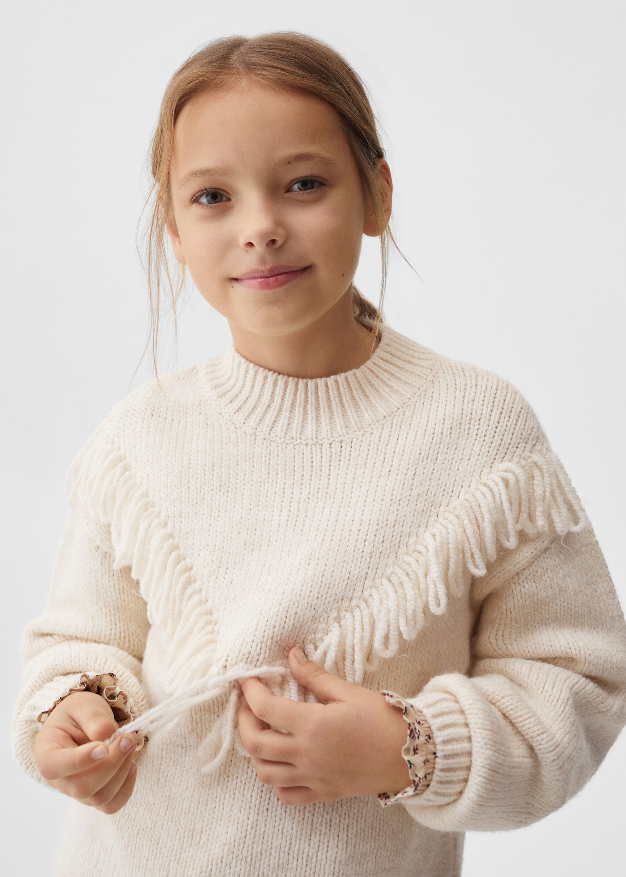 Fringes knit sweater - Details of the article 1