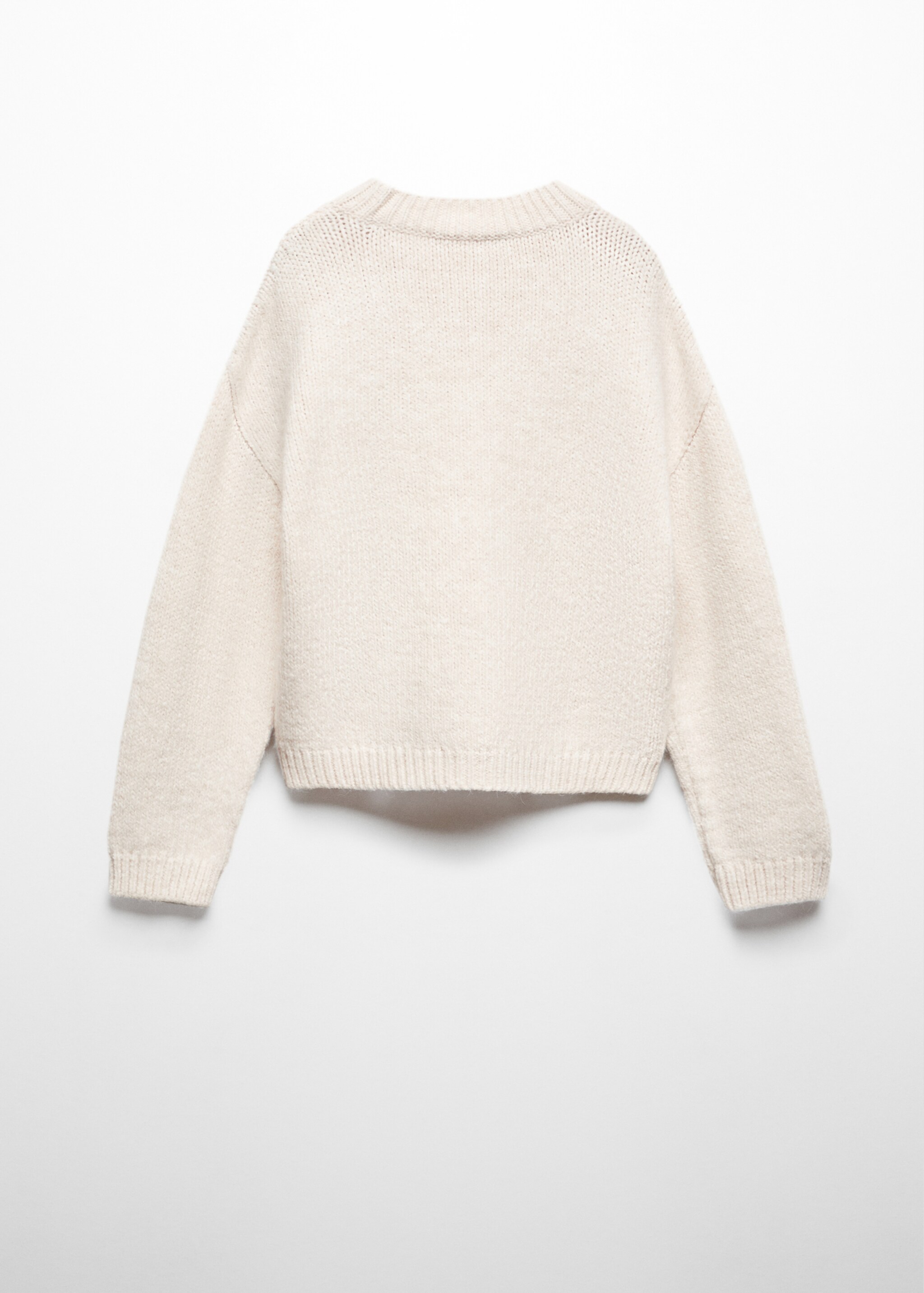 Fringes knit sweater - Reverse of the article