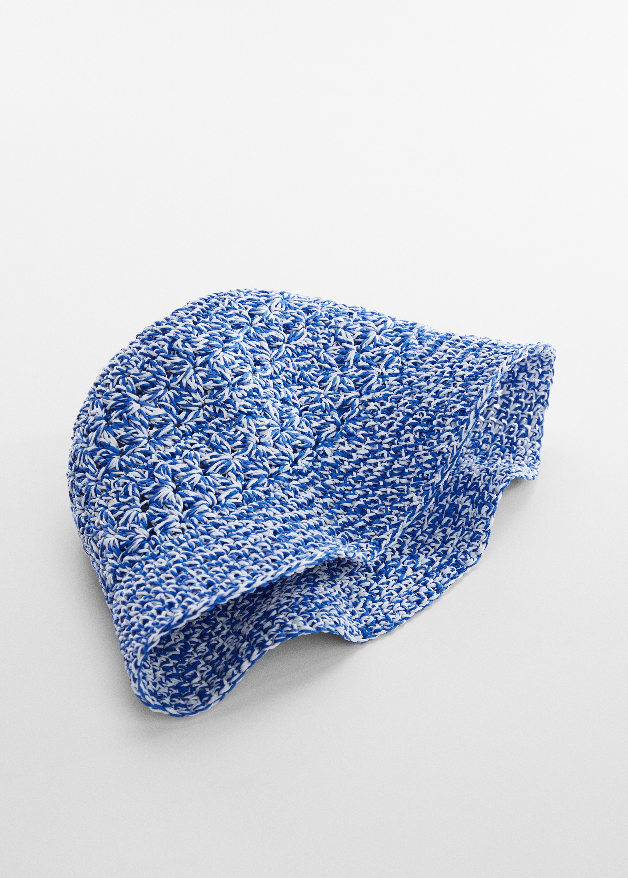 Sombrero fibra natural bicolor - Plano medio