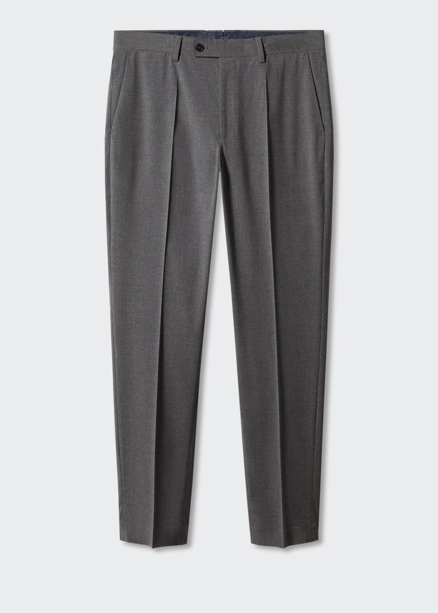 Stretch fabric slim-fit suit pants - Article without model