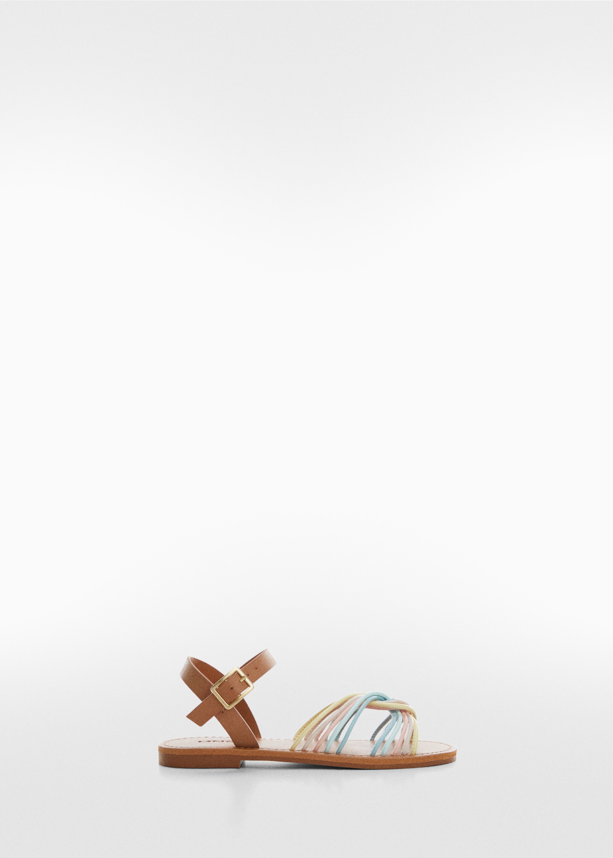 Strips sandals - Article without model, Brown. Ref: 57010024-00.