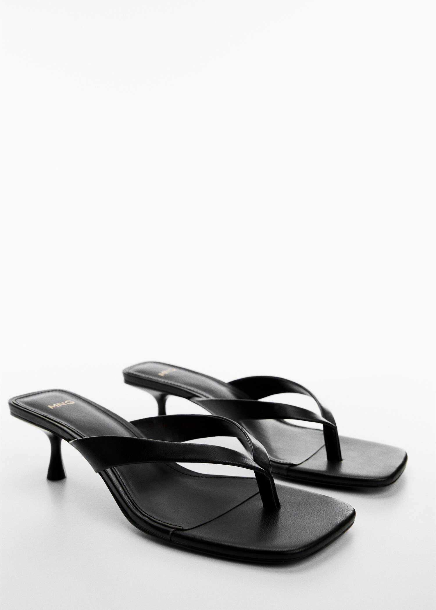 Kitten heel sandals - Medium plane