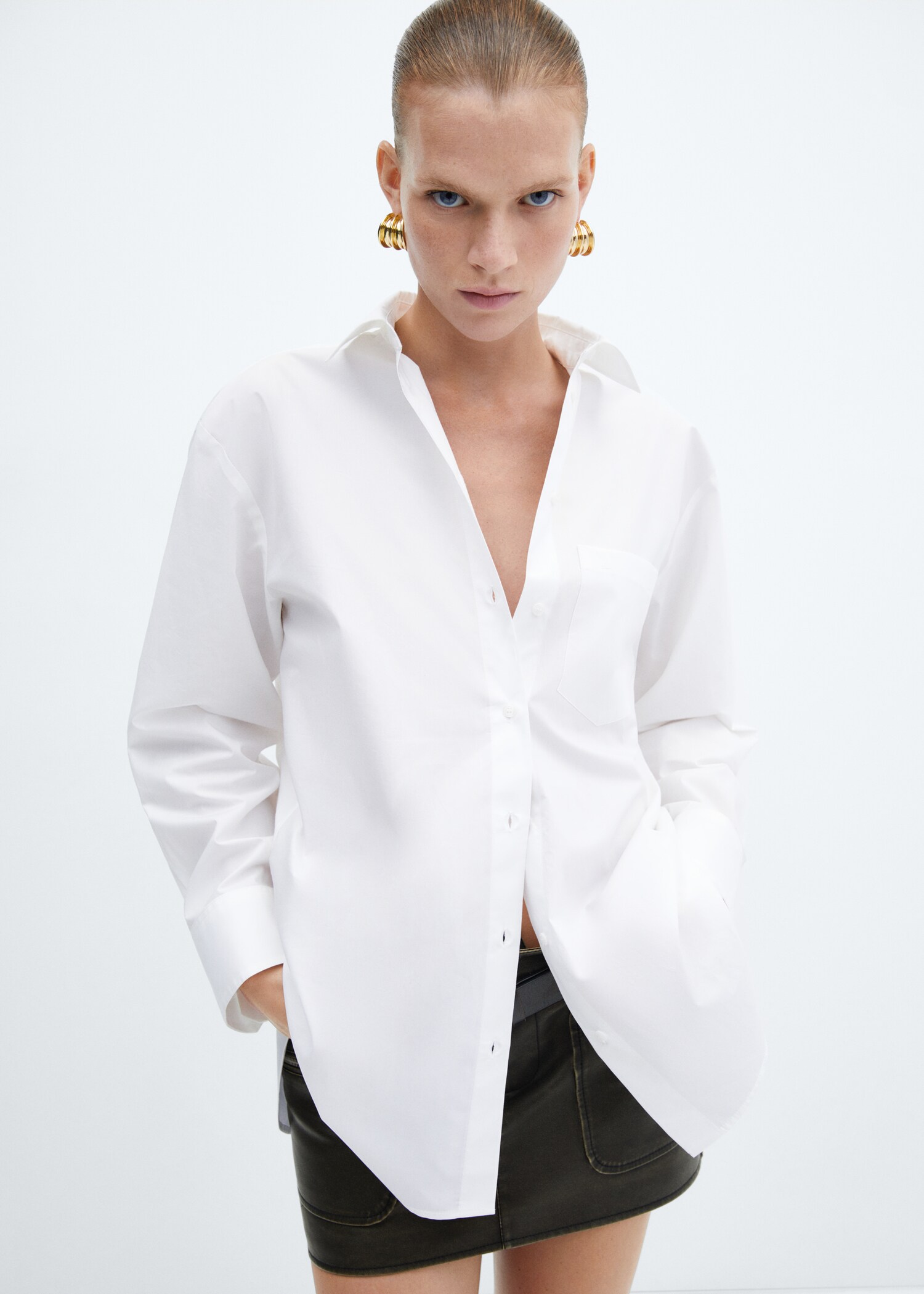 Camicia oversize tasche - Piano medio