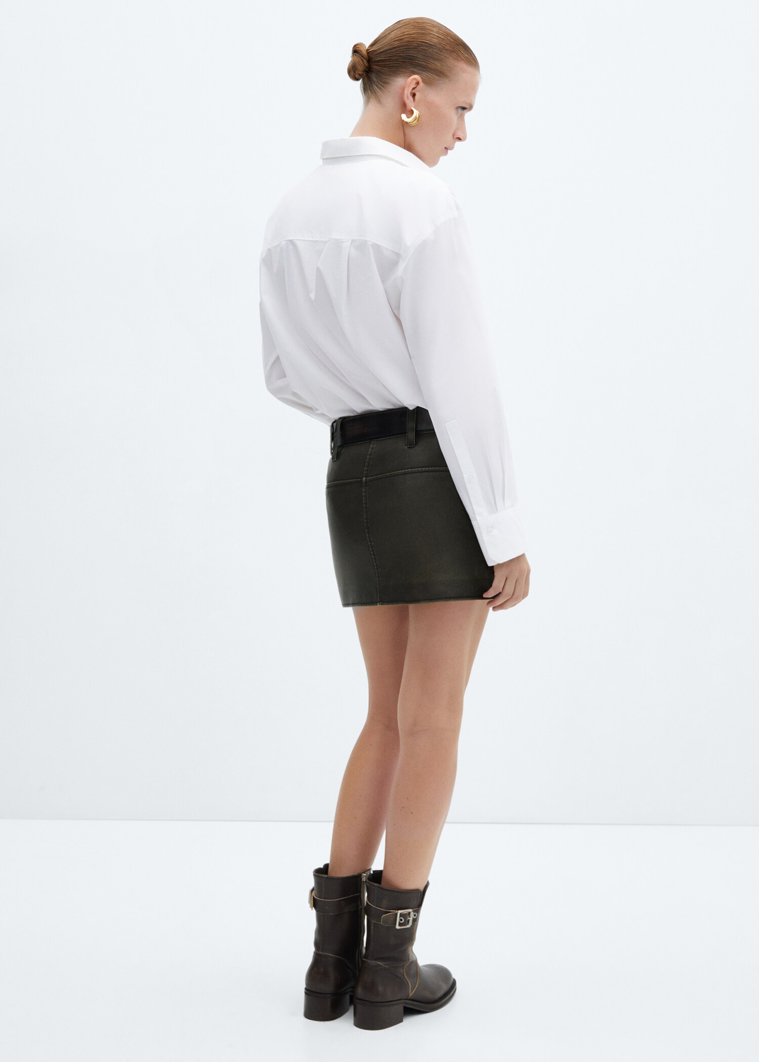 Camicia oversize tasche - Retro dell'articolo