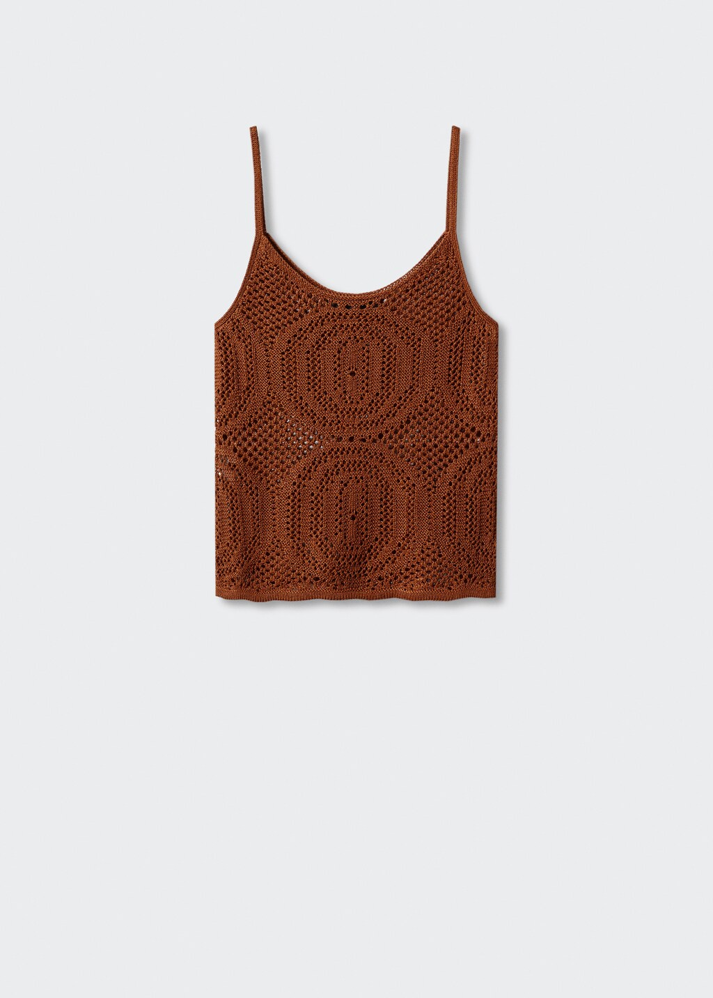Openwork details knit top - Women | MANGO OUTLET USA