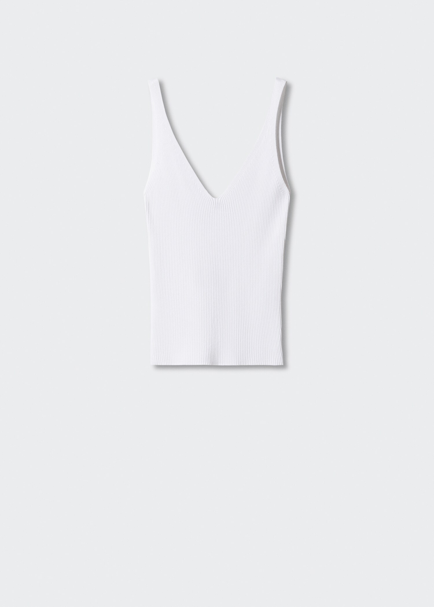 V-neck knitted top - Article without model