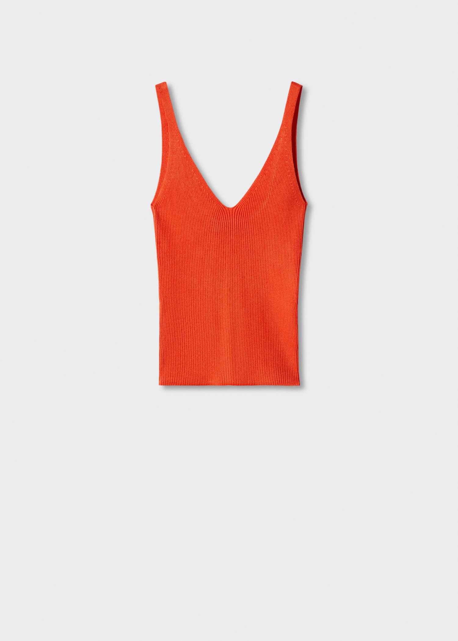 V-neck knitted top - Article without model