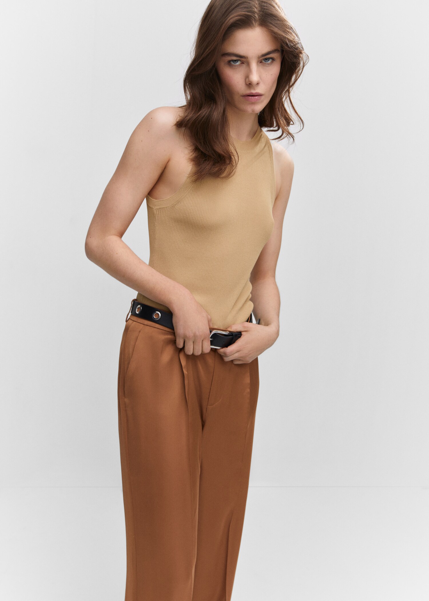 Ribbed knit top - Medium plane