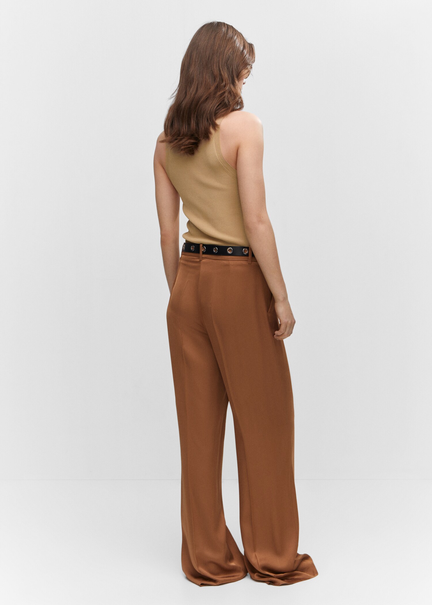 Ribbed knit top - Reverse of the article