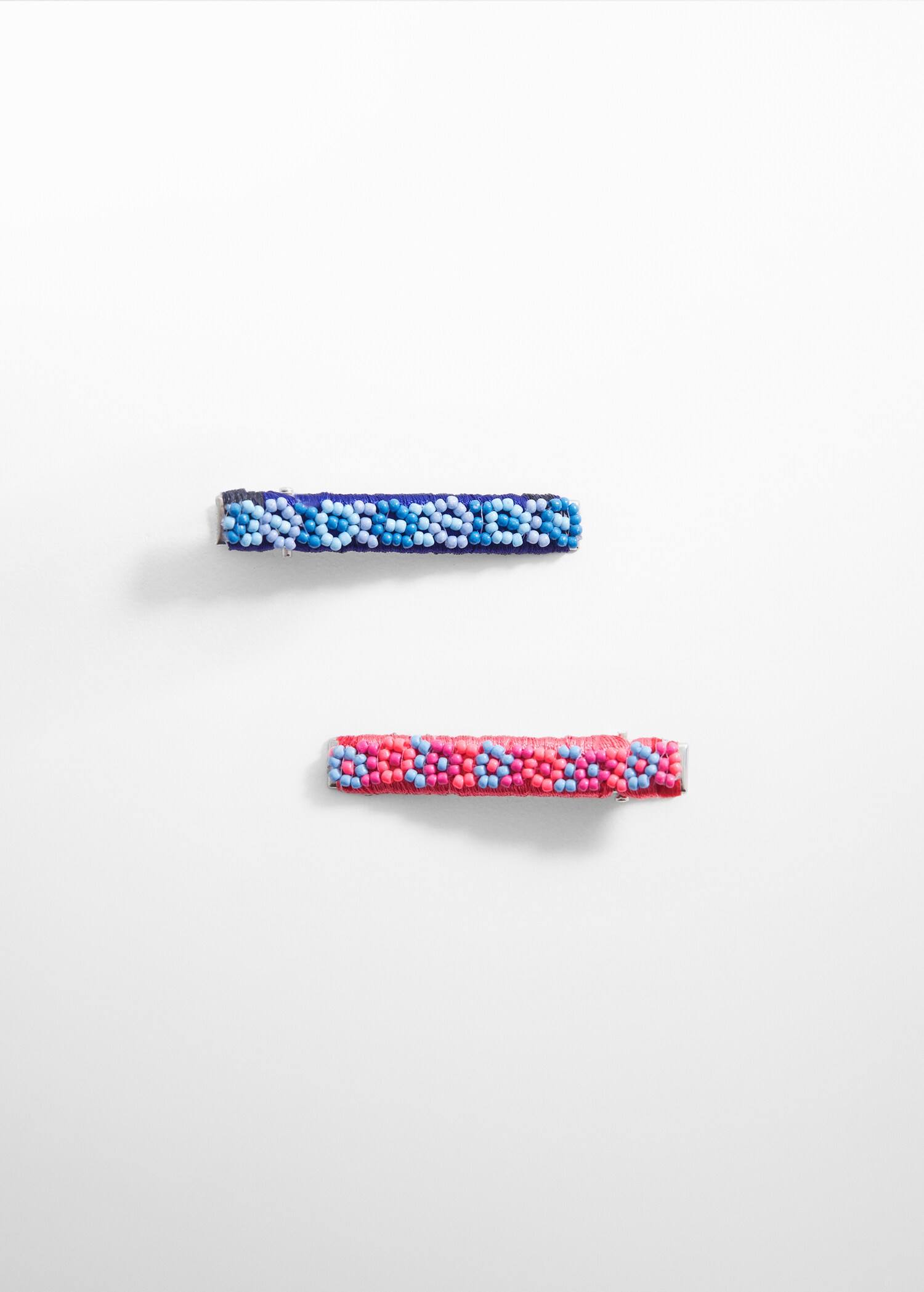 Pack of 2 fur-effect hair clips - Article without model