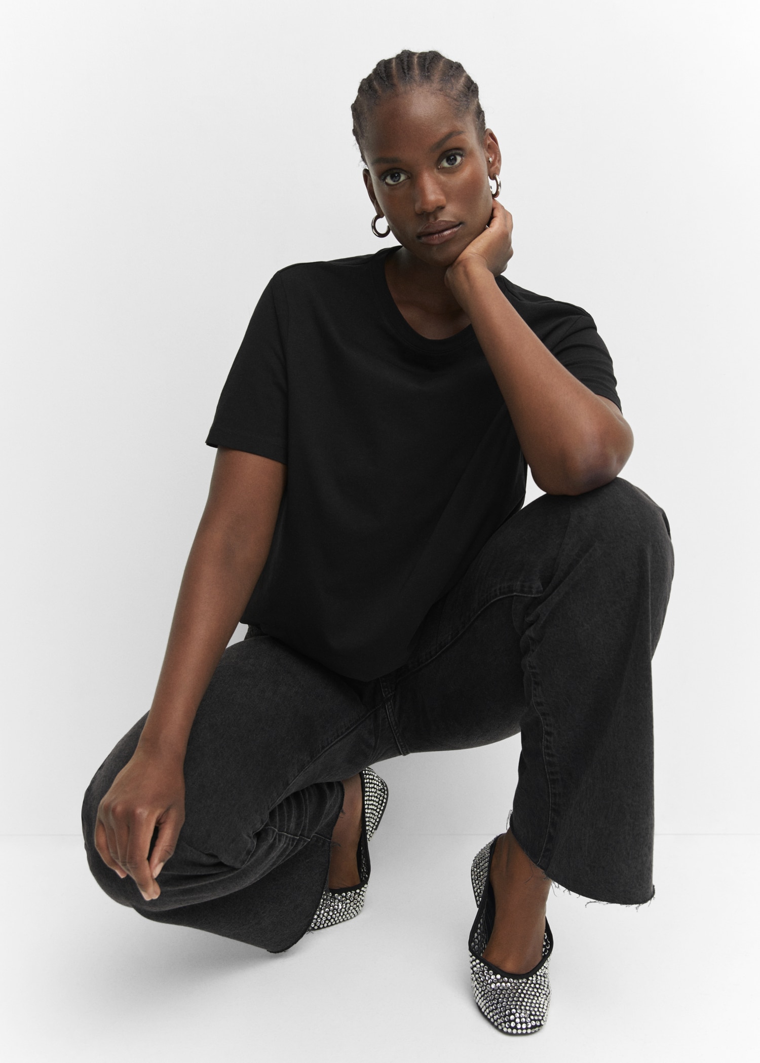 Basicas Mujer Camisetas De Algodón Mujer Remera Algod Remeras