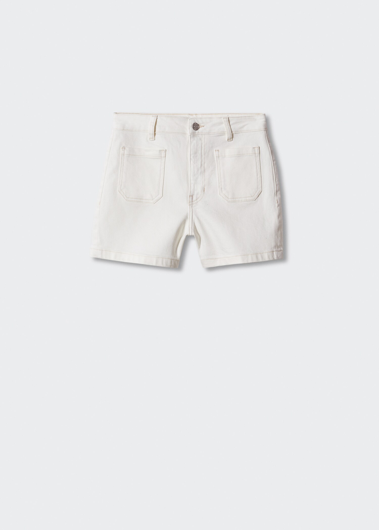 Denim shorts with pockets - Article without model