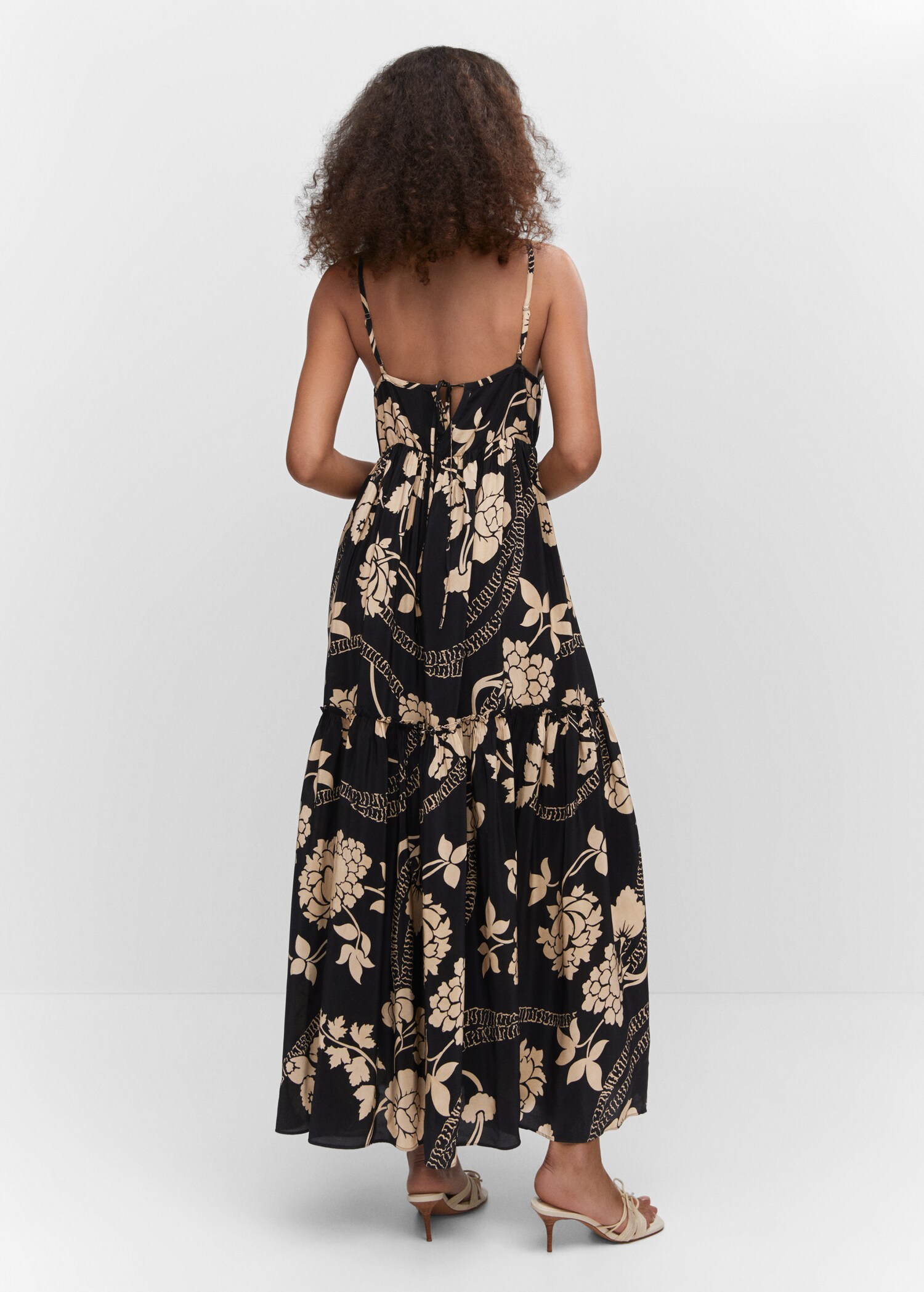 Vestido estampado vuelo - Reverso del artículo