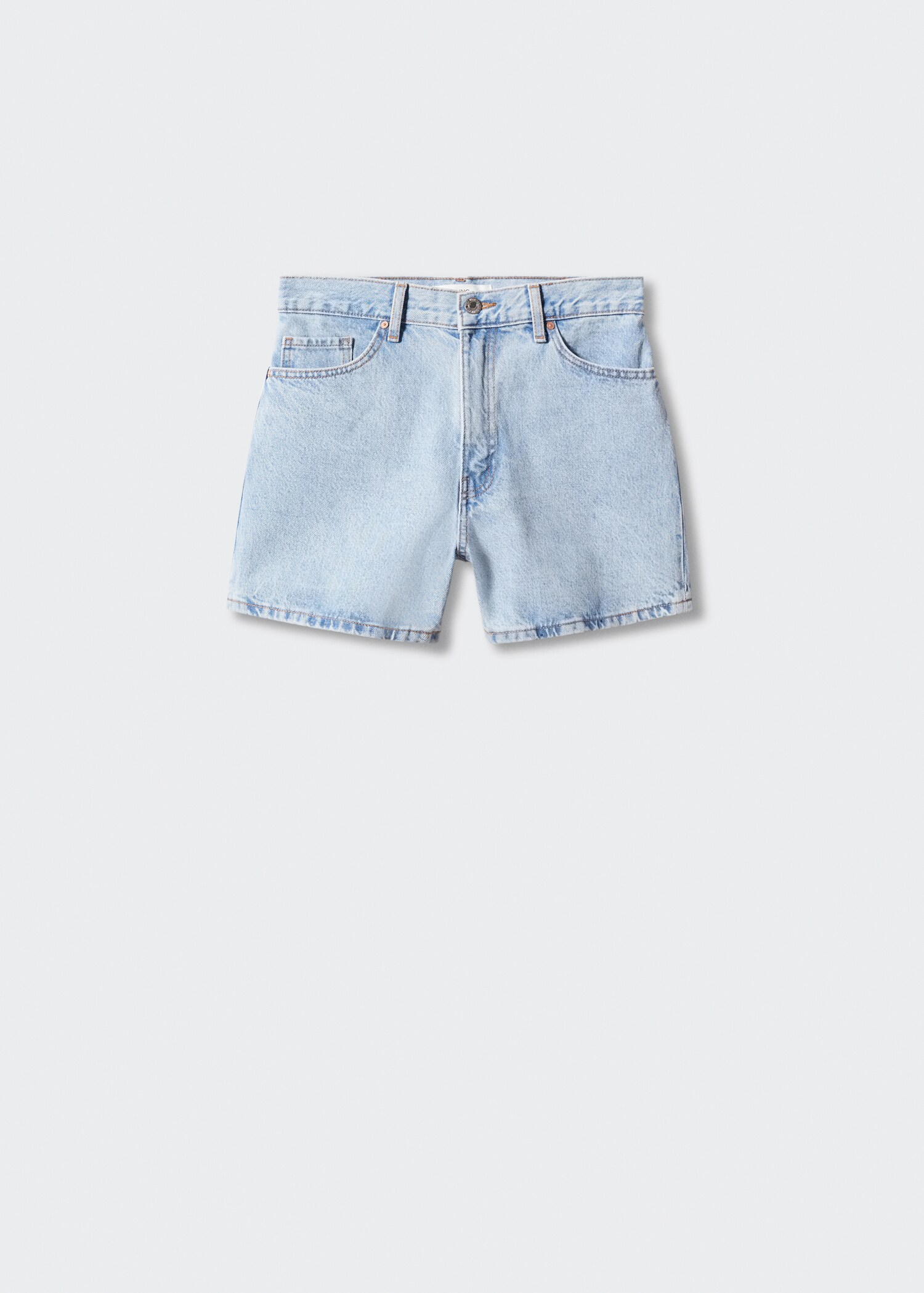 High-rise denim shorts - Article without model