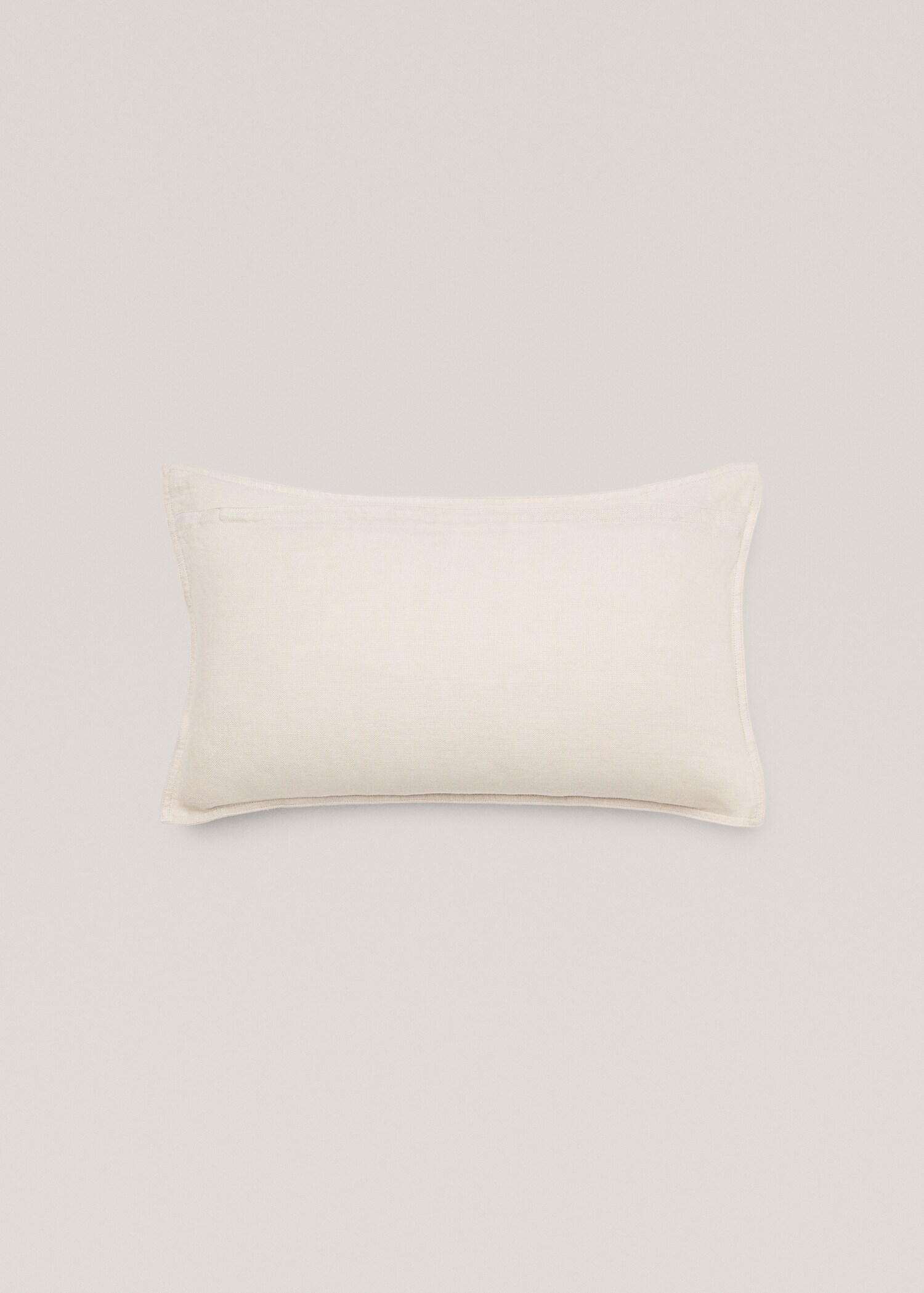 Capa de almofada decorativa de 100% linho liso 30 x 50 cm - Pormenor do artigo 1