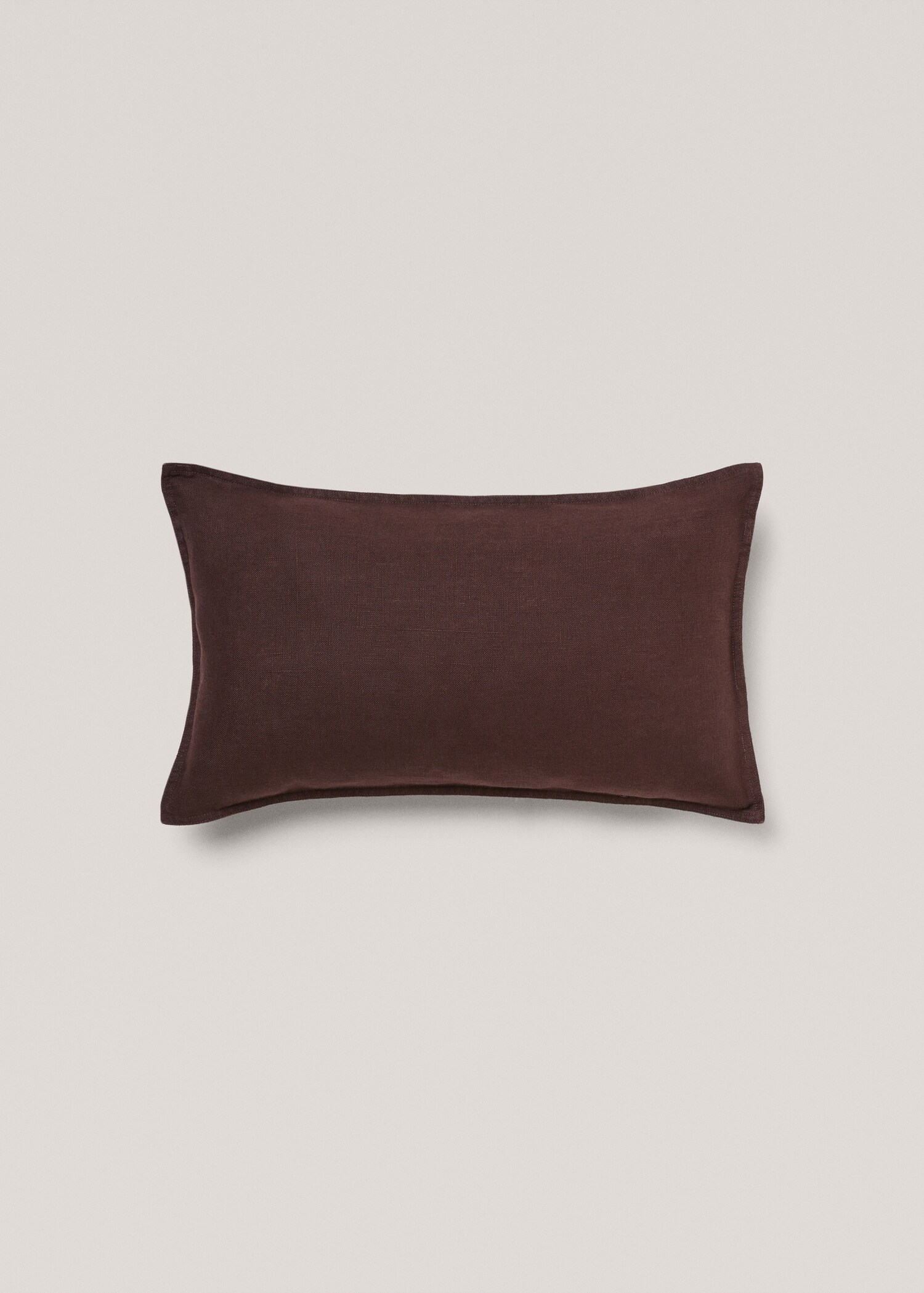 Capa de almofada decorativa de 100% linho liso 30 x 50 cm - Artigo sem modelo
