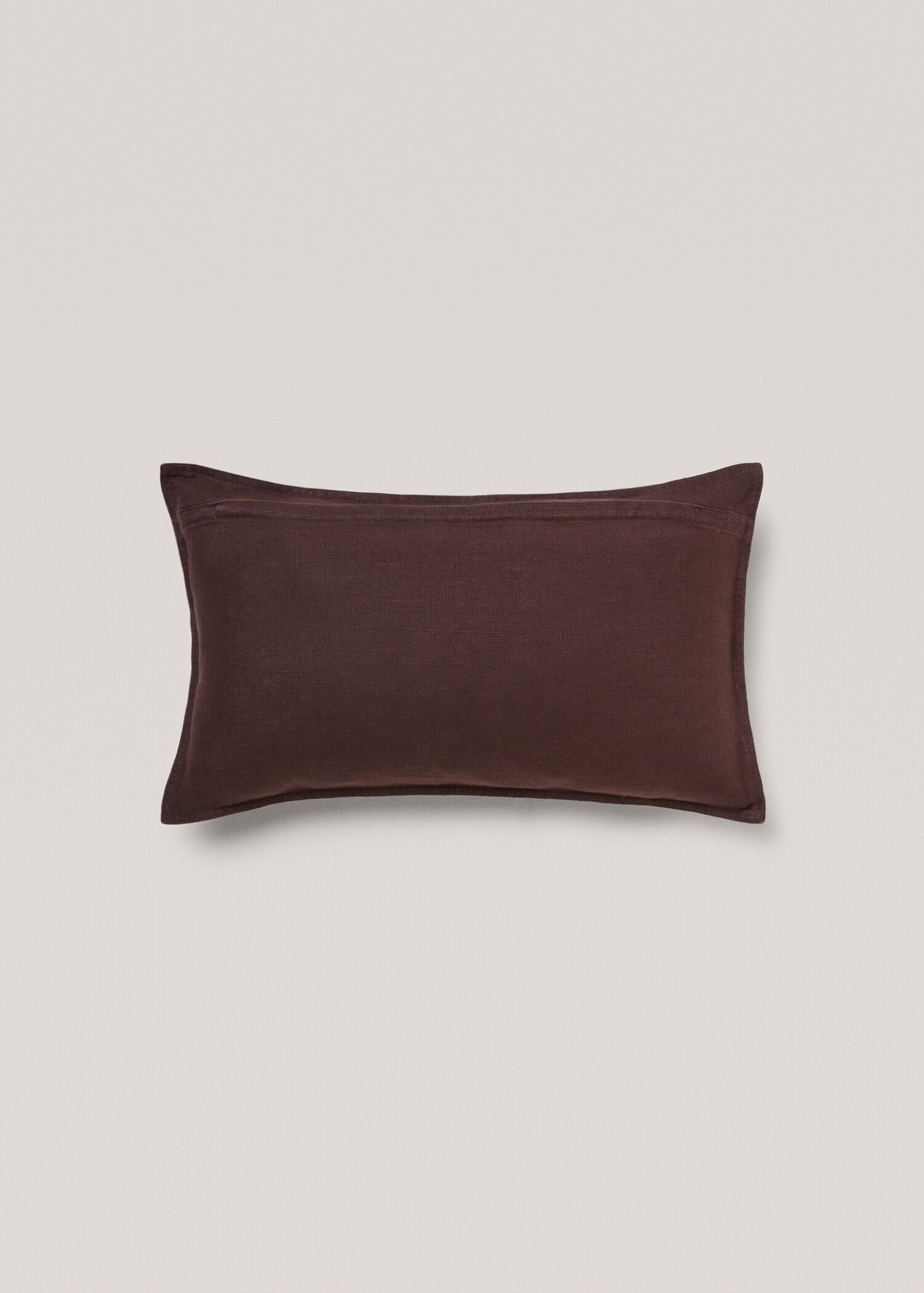 Capa de almofada decorativa de 100% linho liso 30 x 50 cm - Pormenor do artigo 1