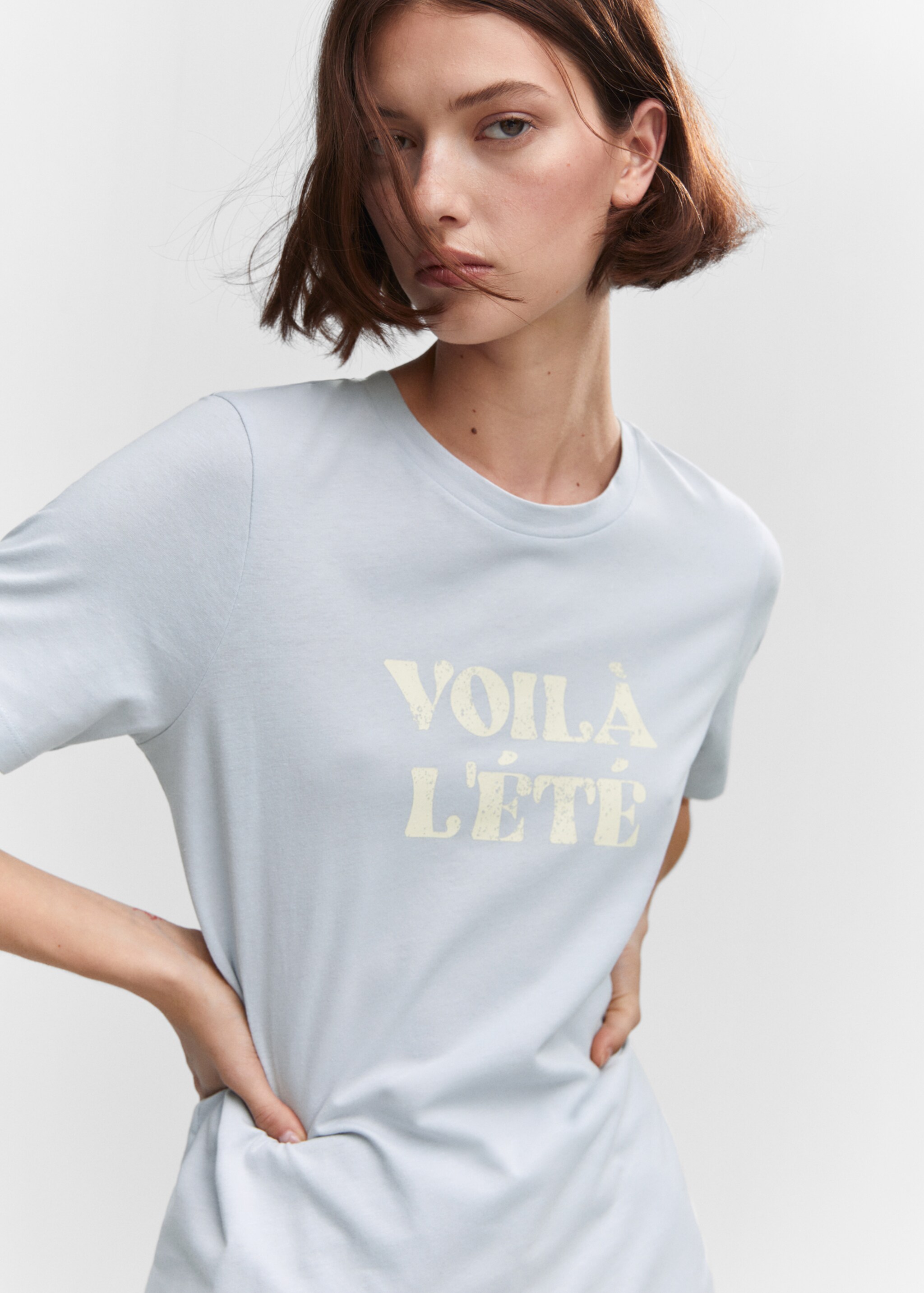 T-shirt en coton imprimé - Détail de l'article 1
