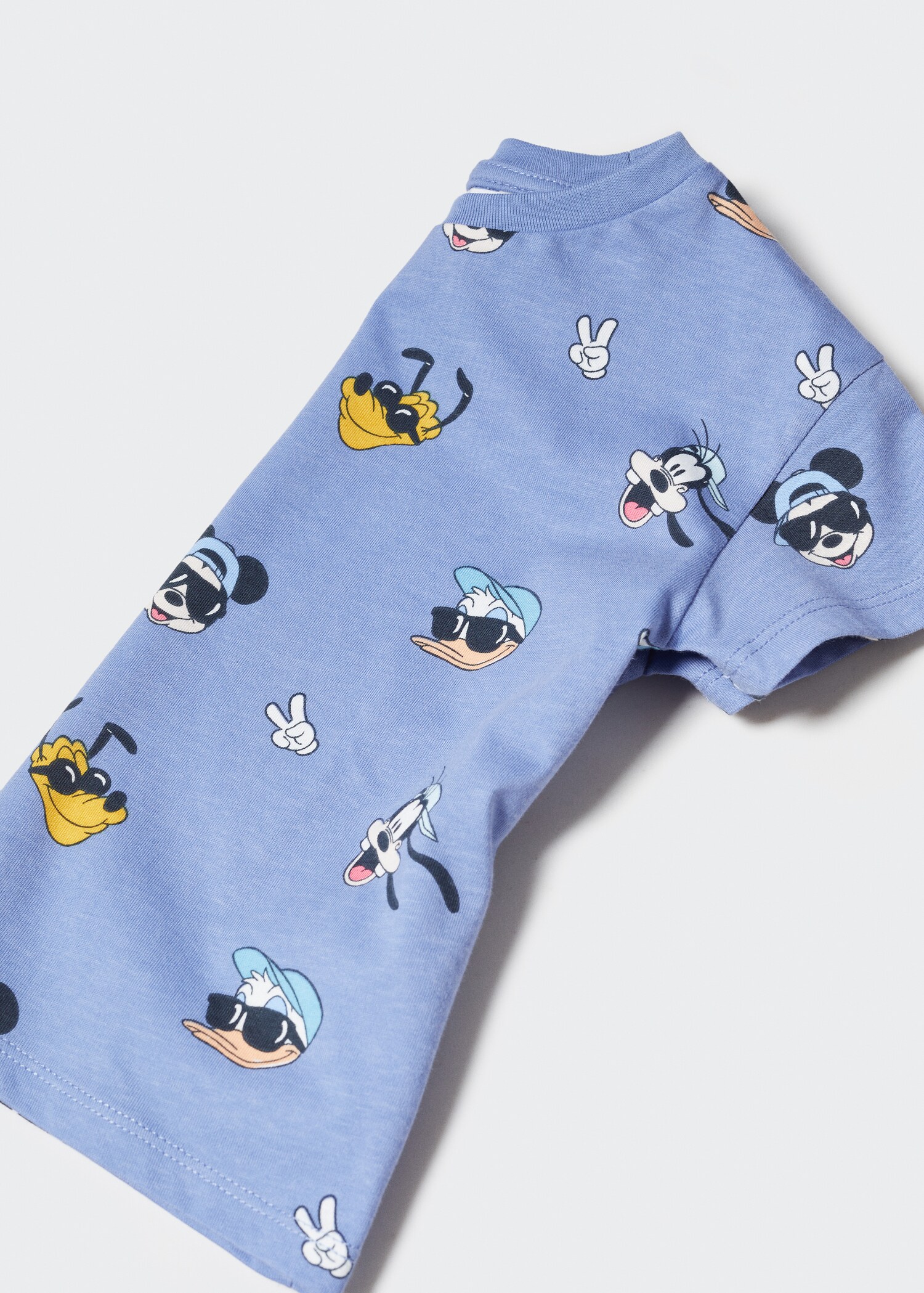 Katoenen T-shirt met print - Detail van het artikel 0