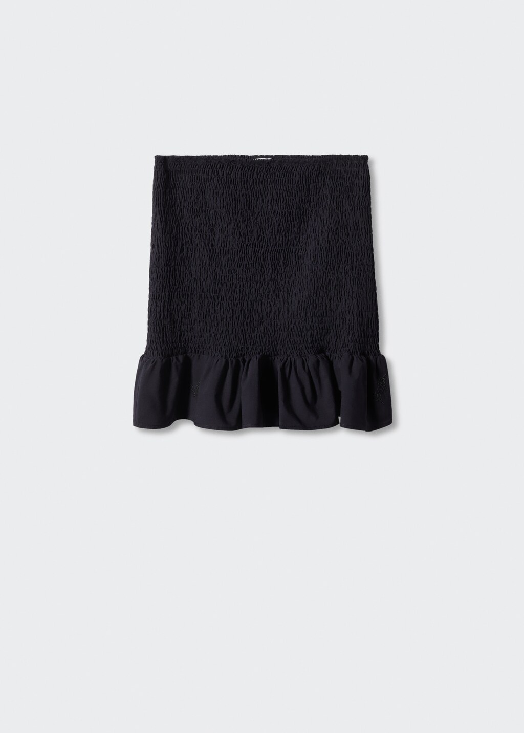 Gathered skirt with ruffles - Teen Girl | MANGO OUTLET USA