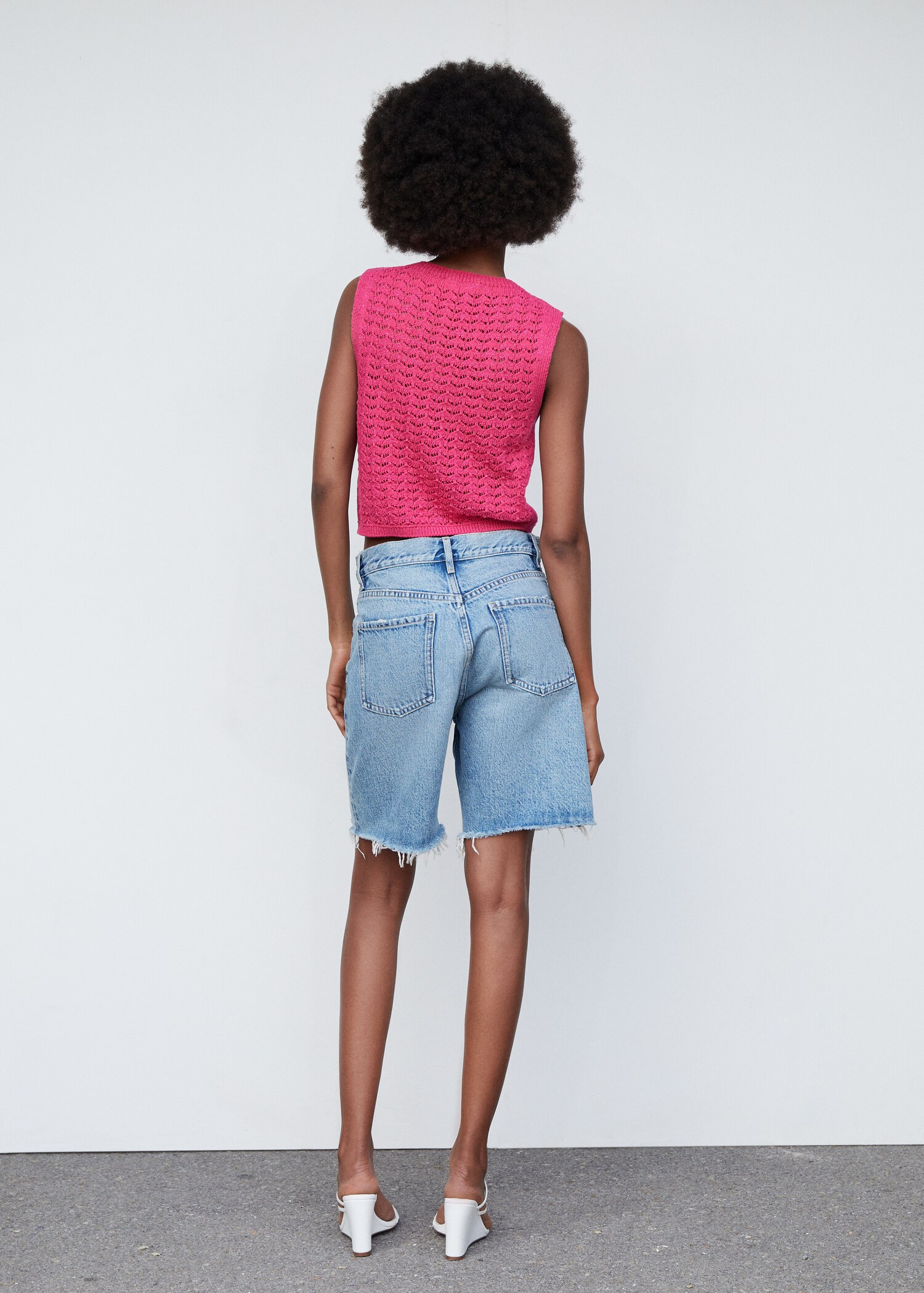 Crochet crop top - Achterkant van het artikel