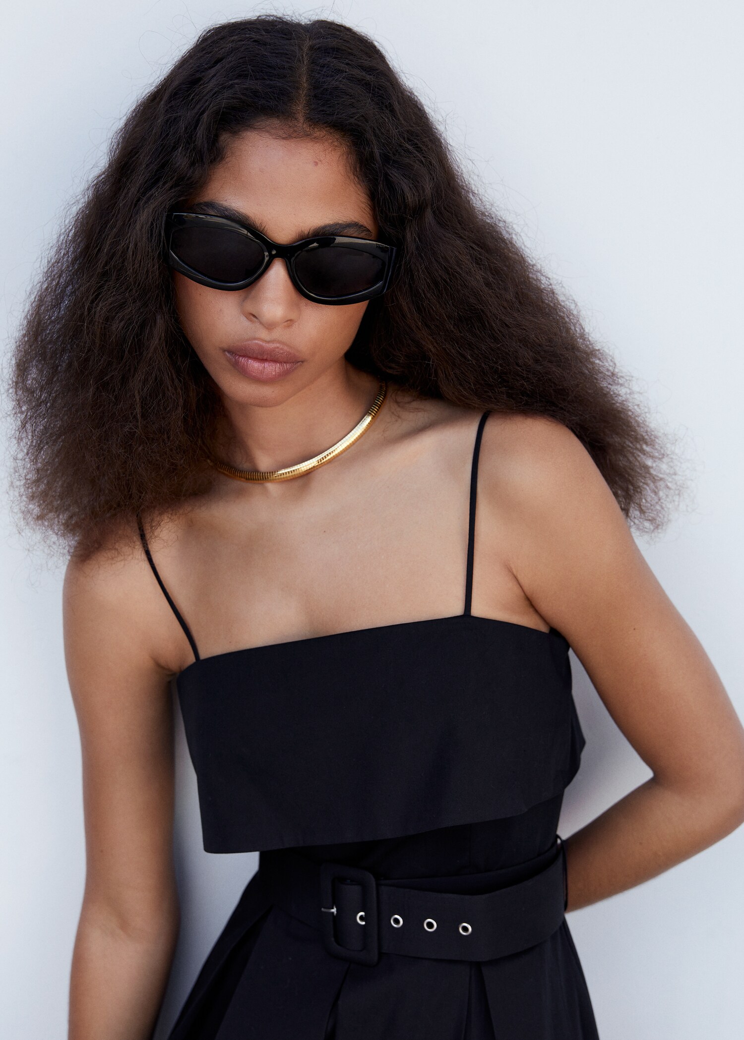 Belt long dress - Details of the article 1
