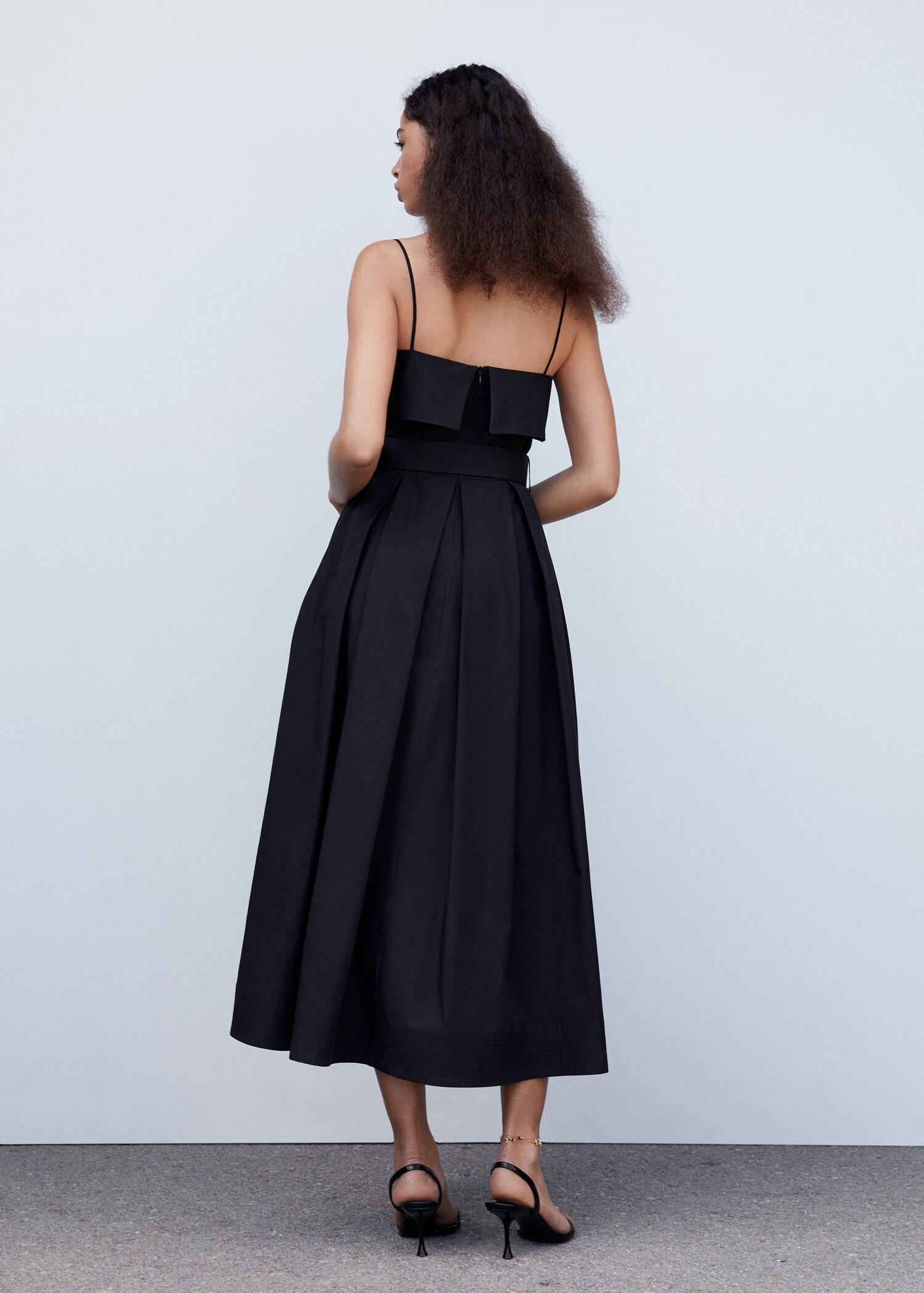 Belt long dress - Reverse of the article