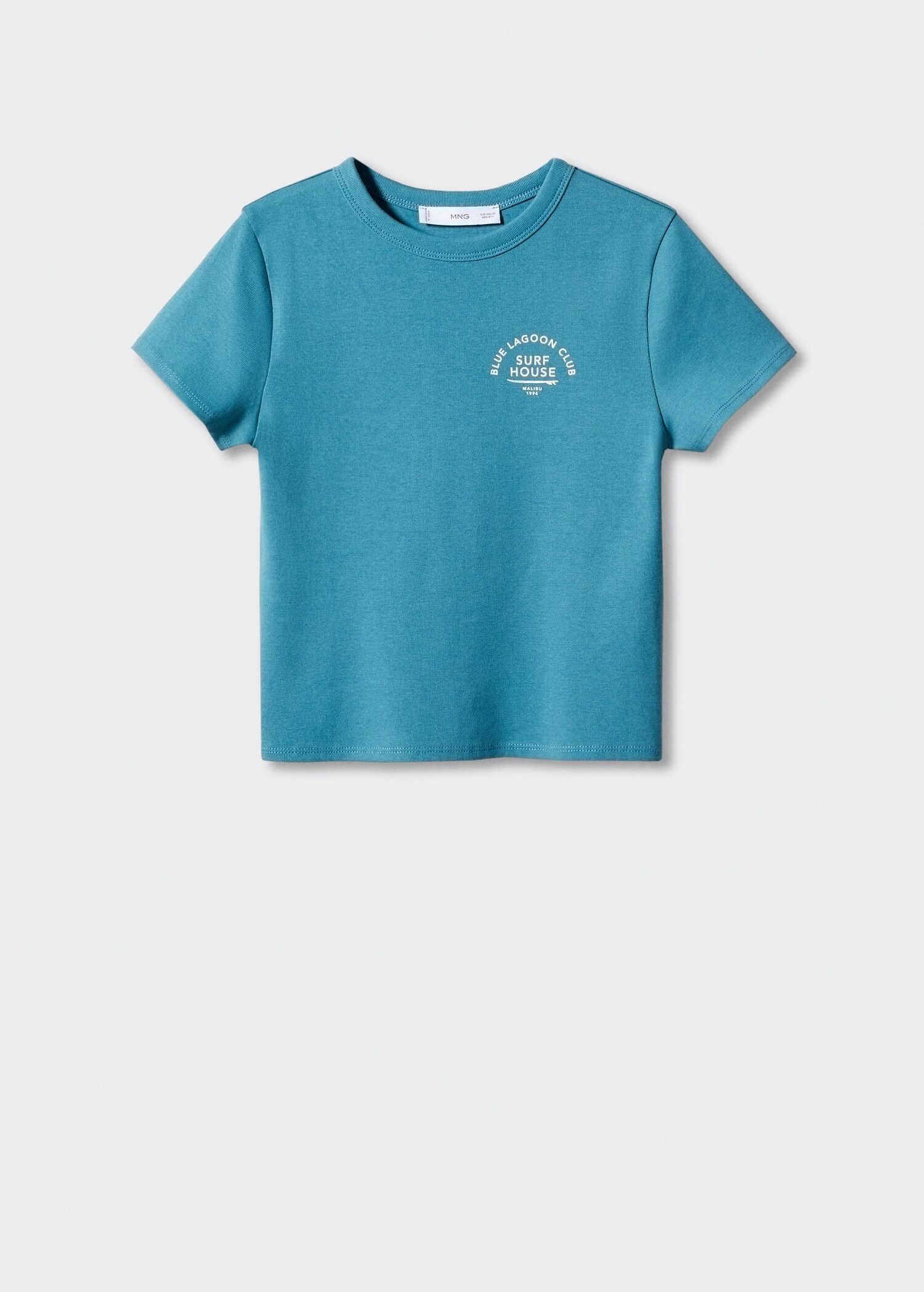 Bawełniany wzorzysty t-shirt - Artykuł bez modela/modelki