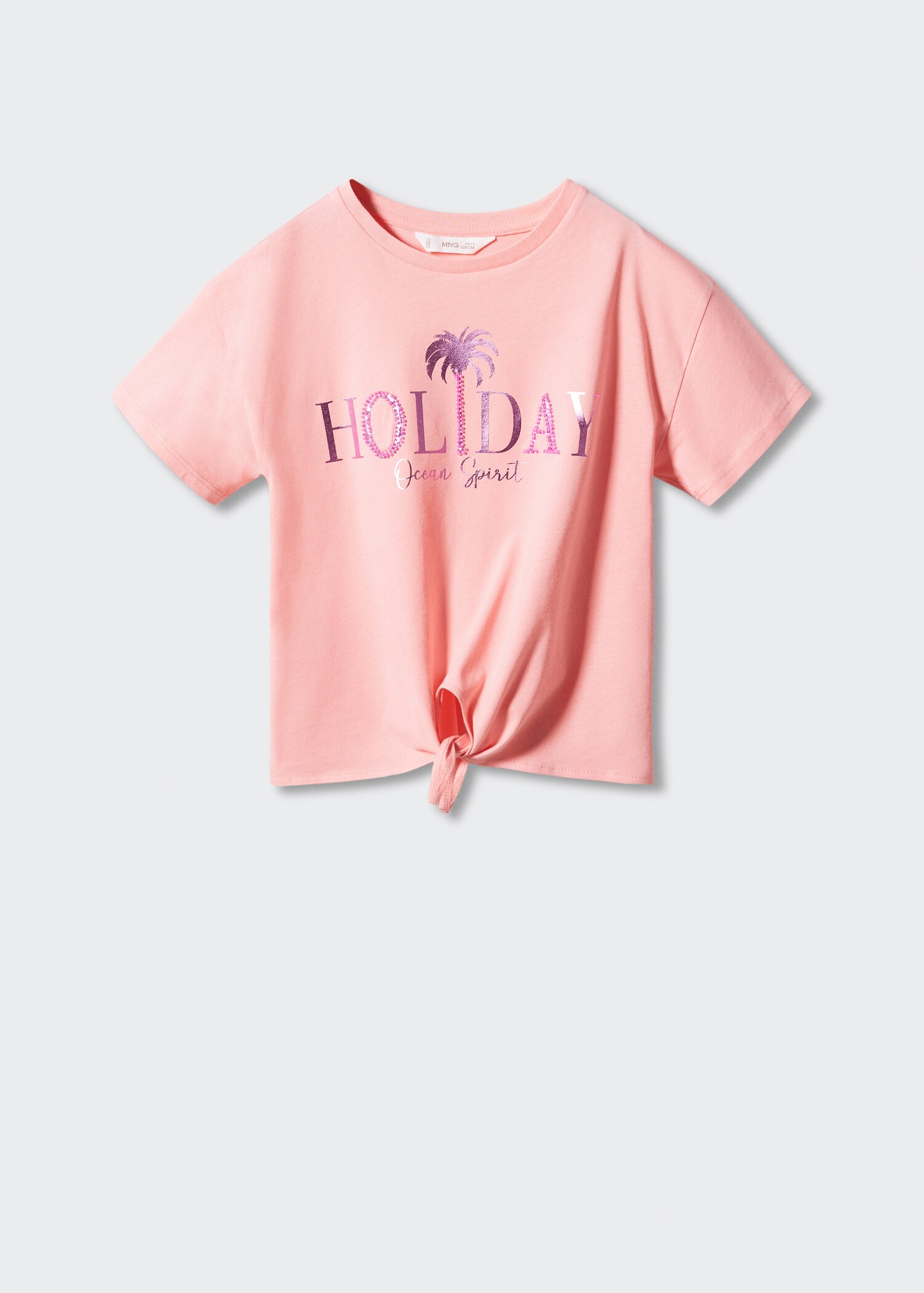 T-shirt coton nœud - Article sans modèle