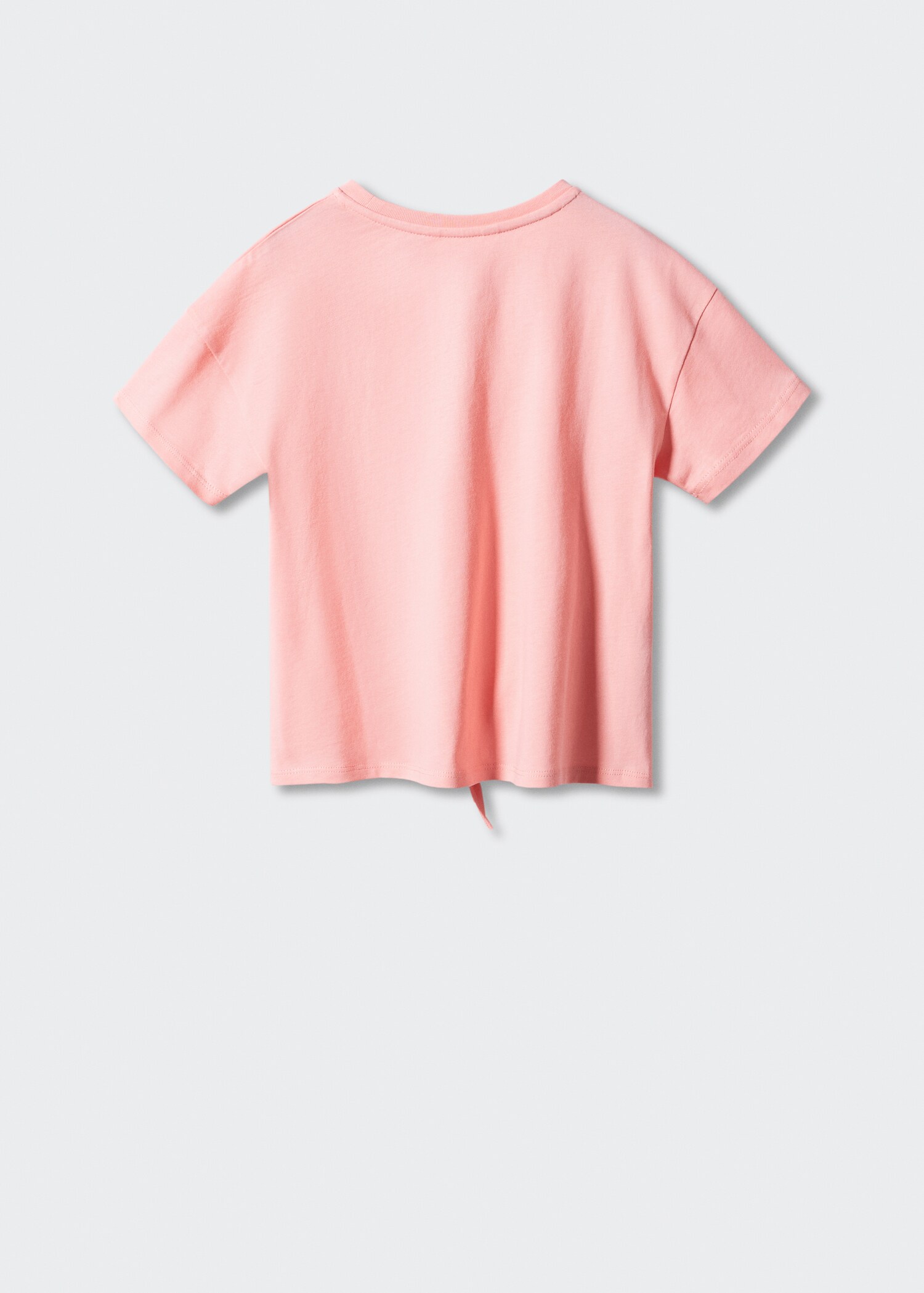 Knot cotton t-shirt - Reverse of the article
