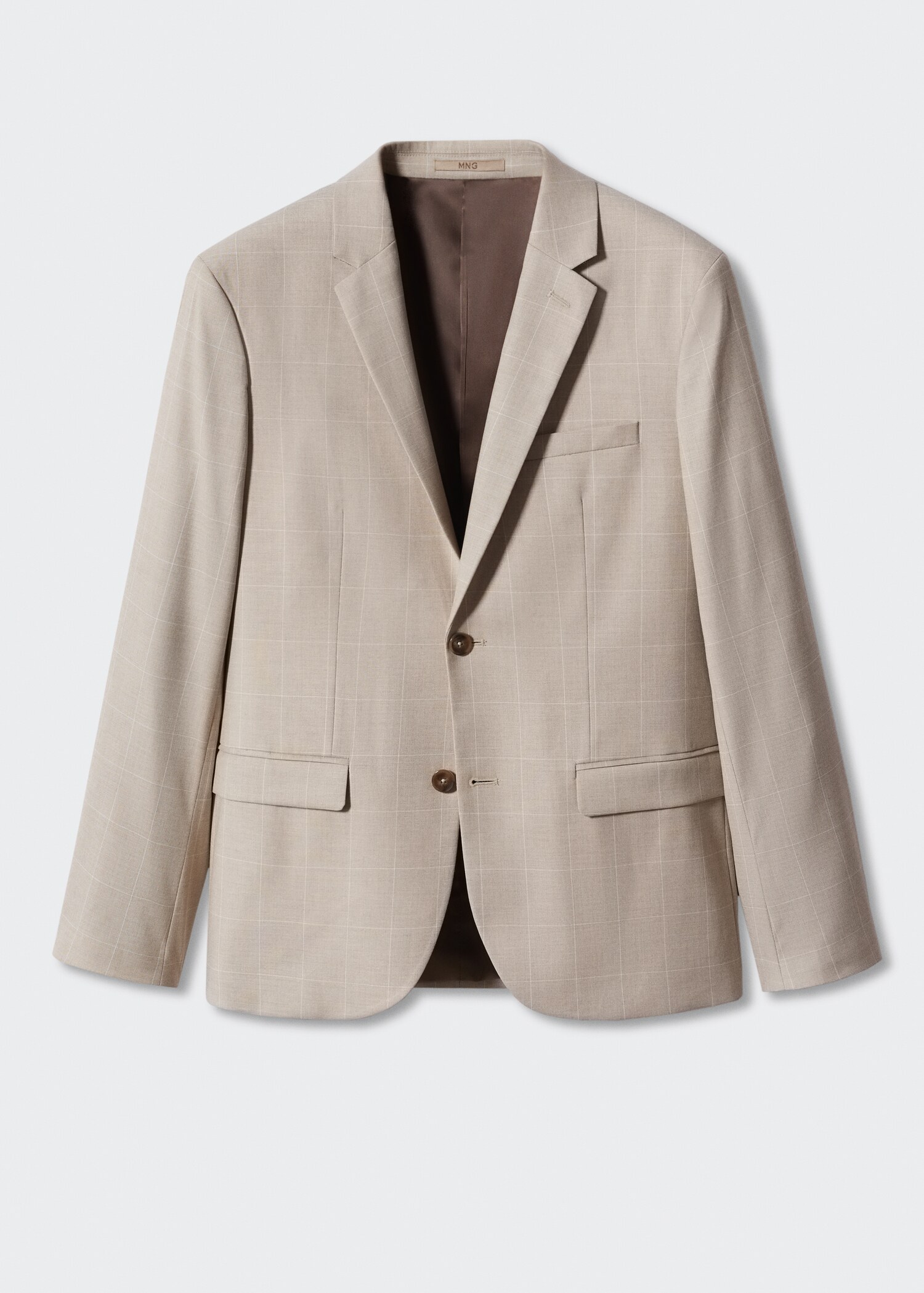 Σακάκι κοστουμιού καρό super slim fit - Προϊόν χωρίς μοντέλο