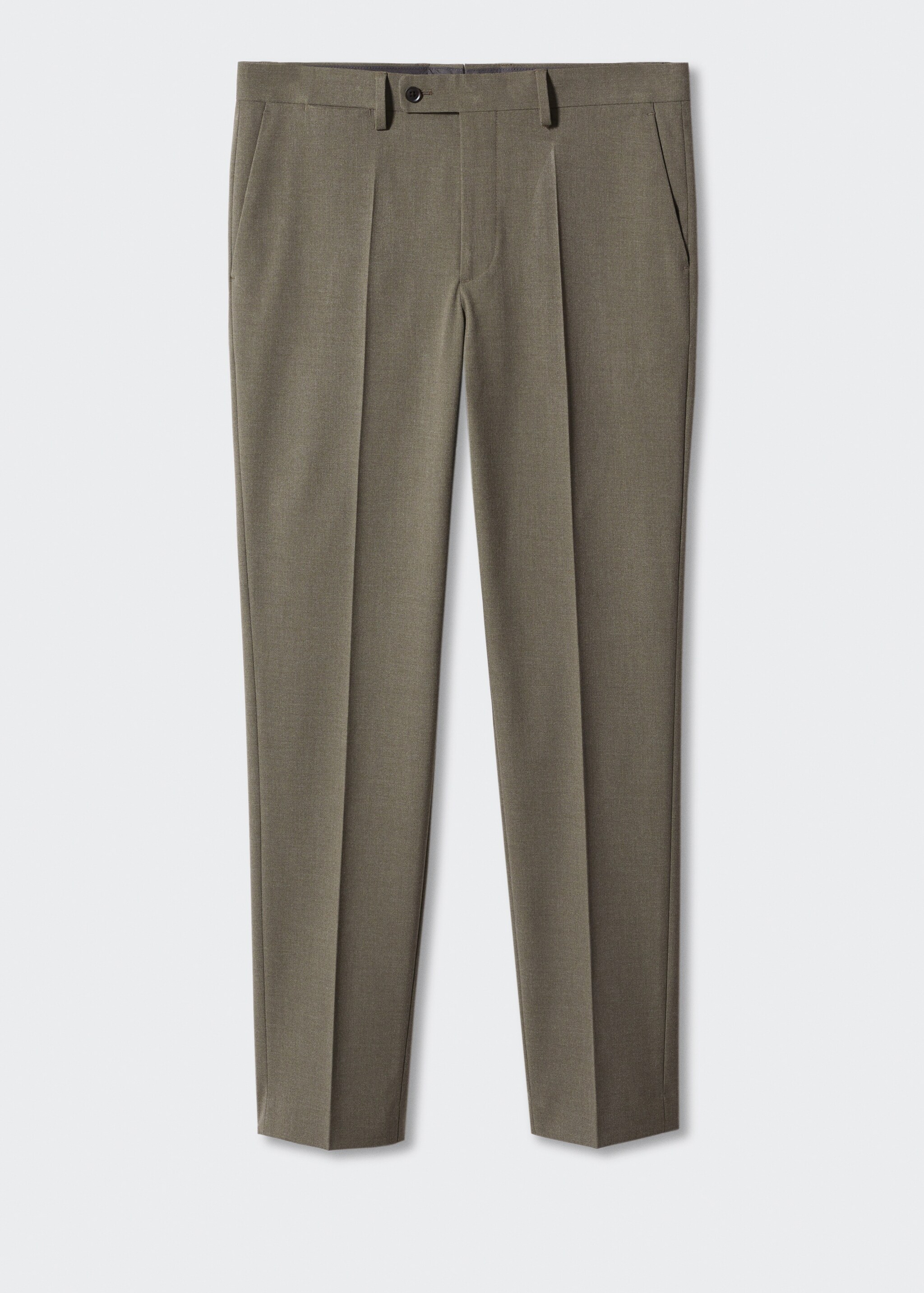 Stretch fabric slim-fit suit trousers - Article without model