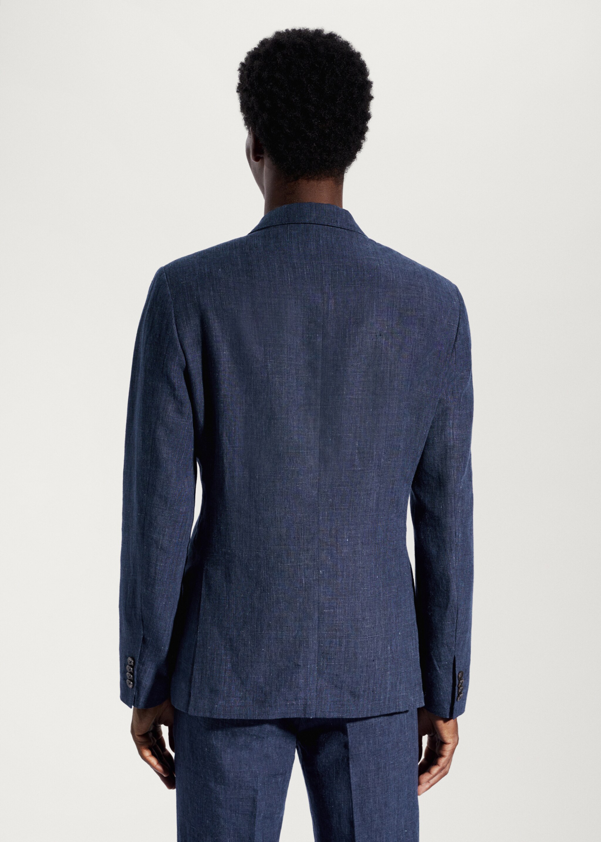 Americana traje 100% lino - Reverso del artículo