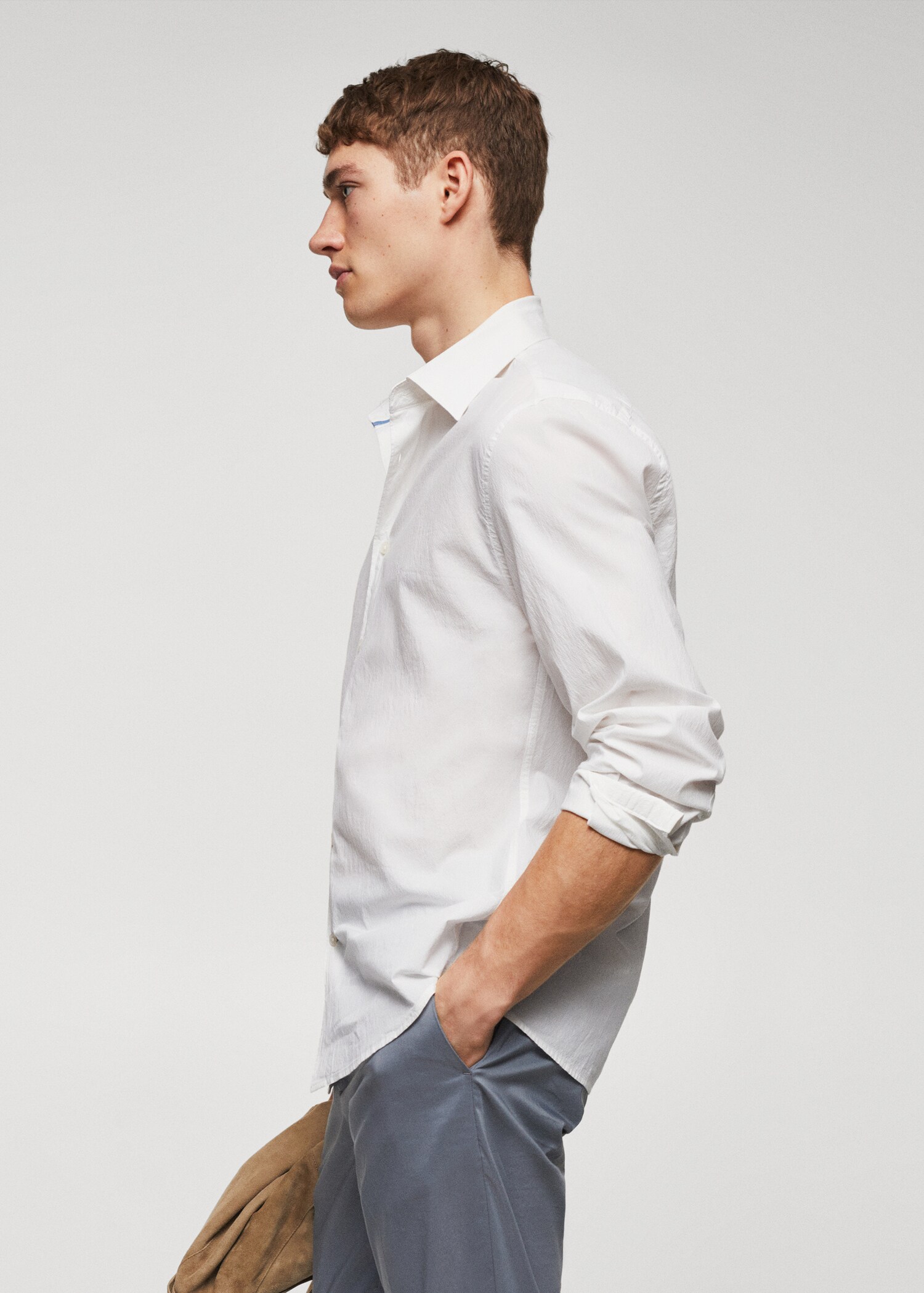 Chemise slim-fit coton seersucker - Détail de l'article 2