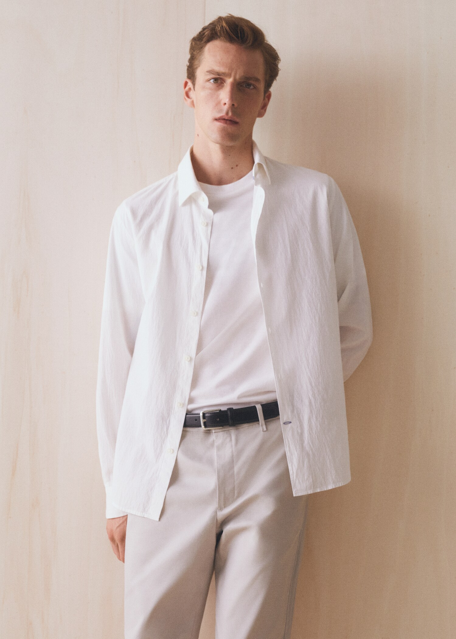 Chemise slim-fit coton seersucker - Détail de l'article 5